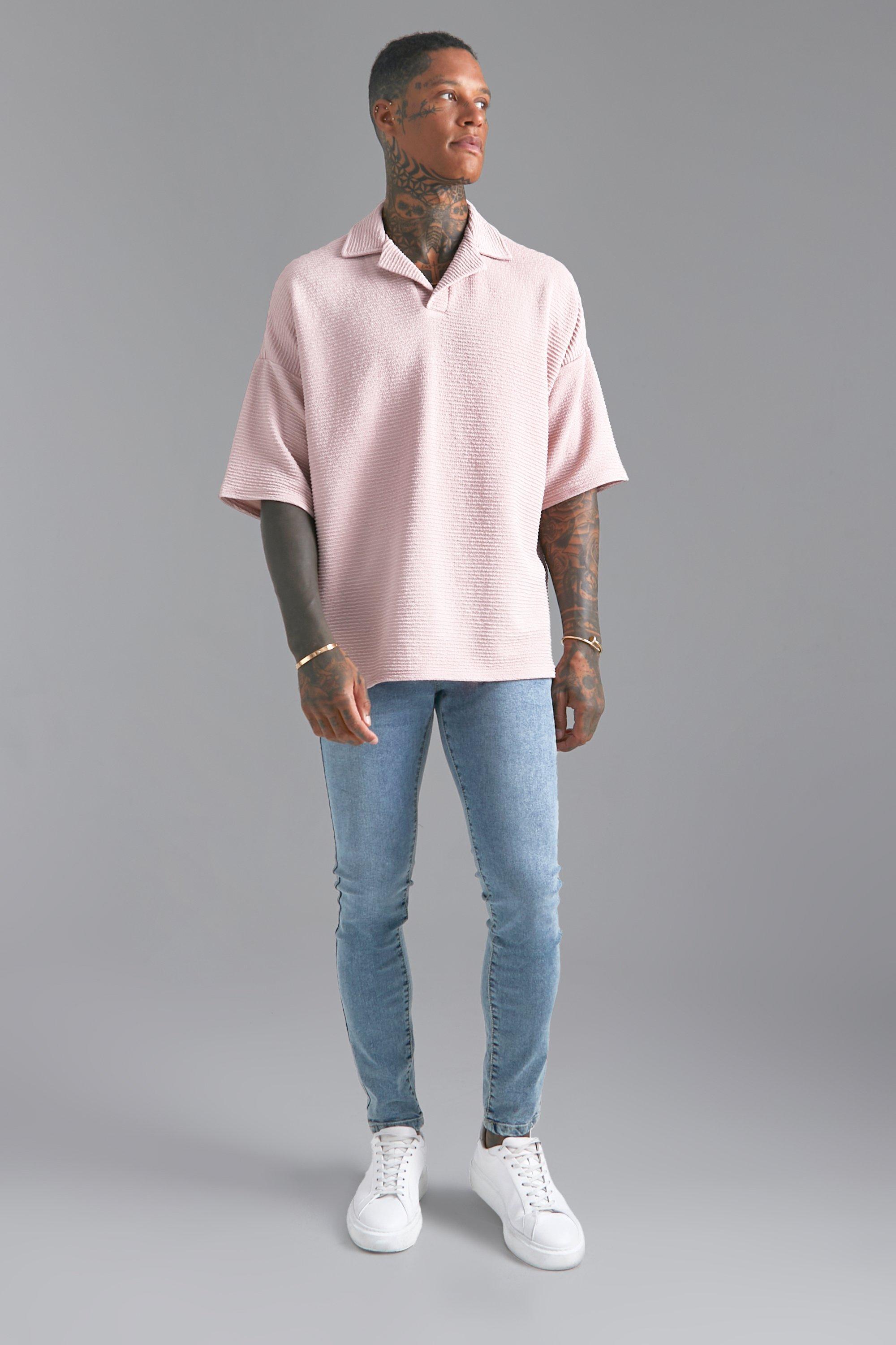 Oversized polo cheap shirt outfit