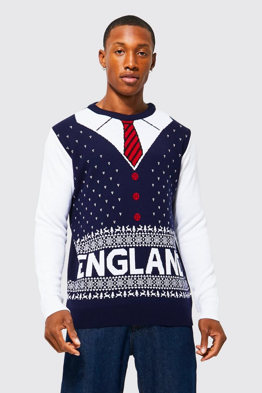 White England Manager Christmas Jumper