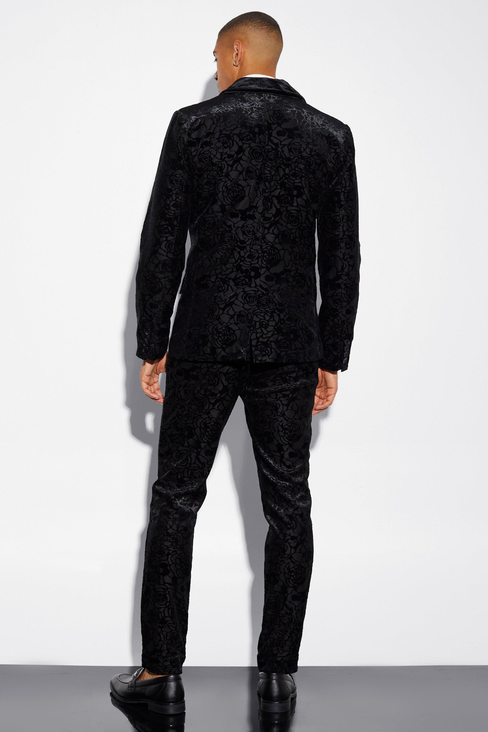 Mens hot sale lace suit