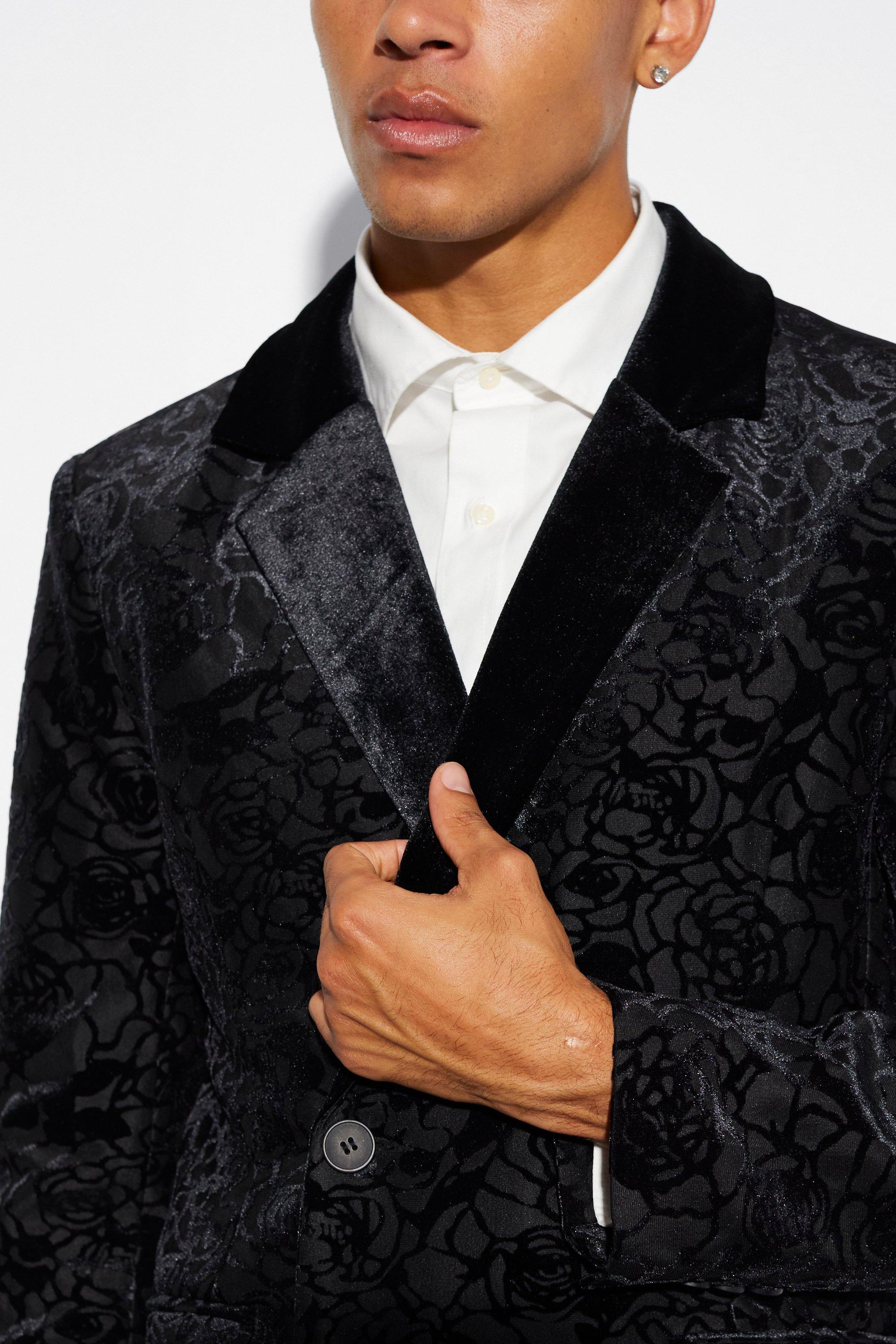 Lace on sale tuxedo jacket