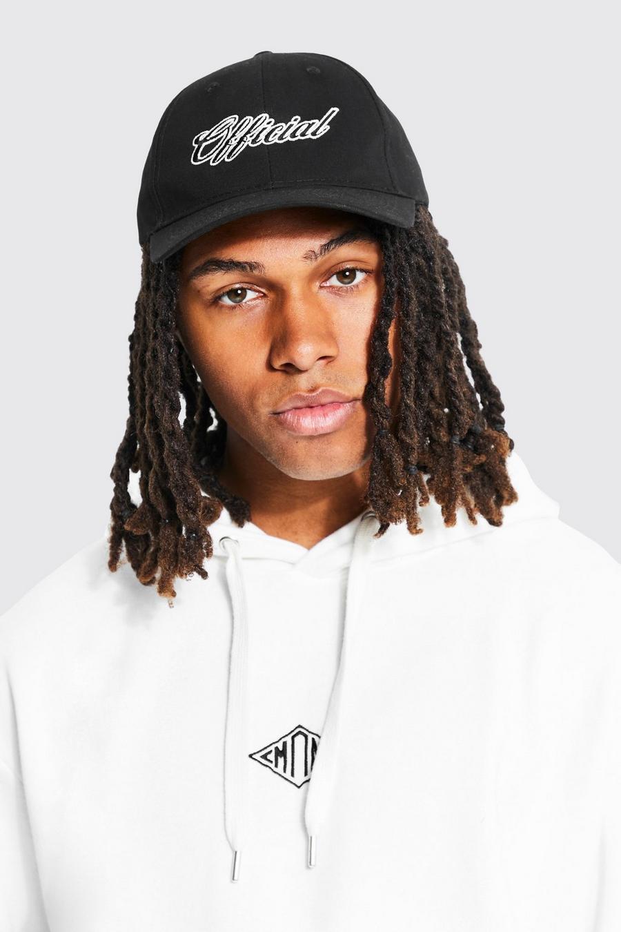 Black Official Embroidered Cap image number 1