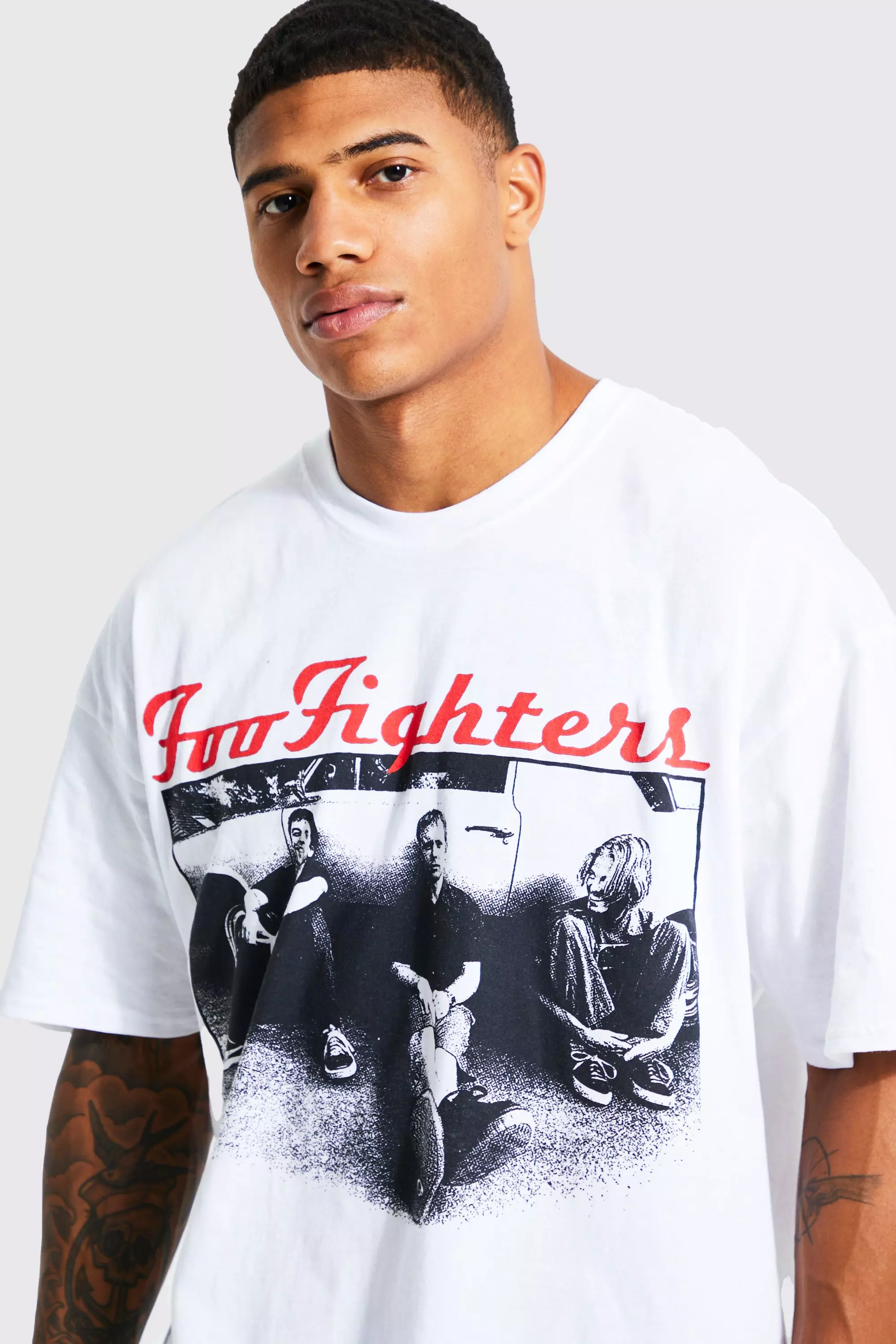 Oversized Foo Fighters License T shirt