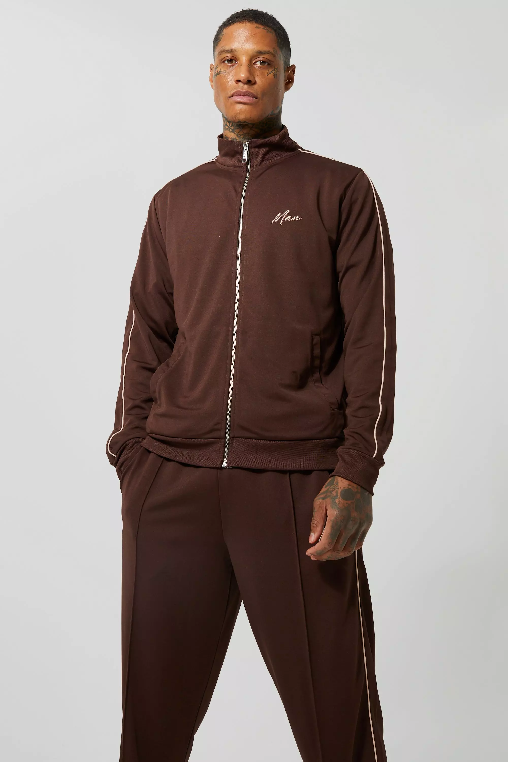 Funnel neck sale tracksuit