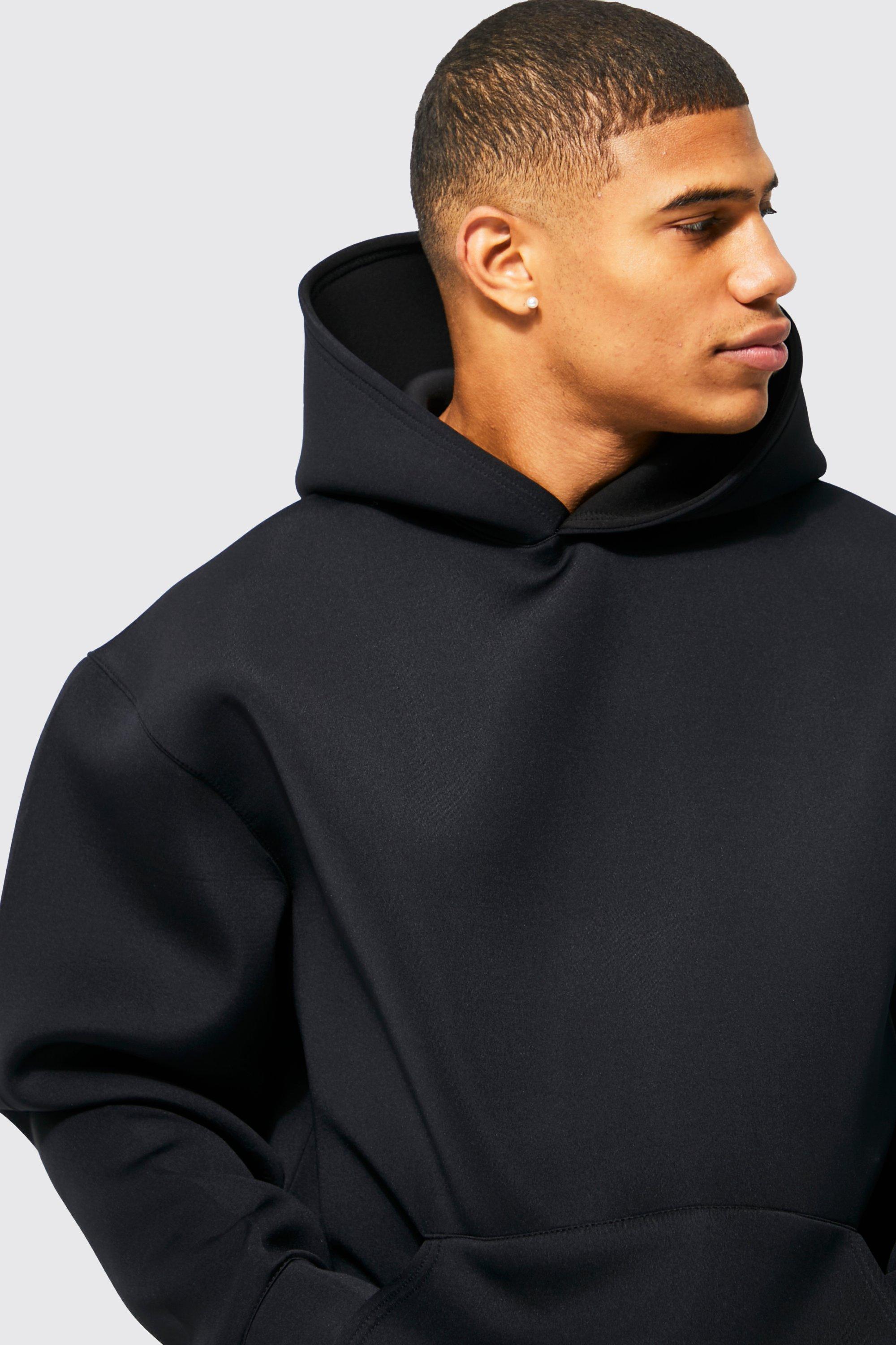 Bonded Scuba Oversized Hoodie | boohoo