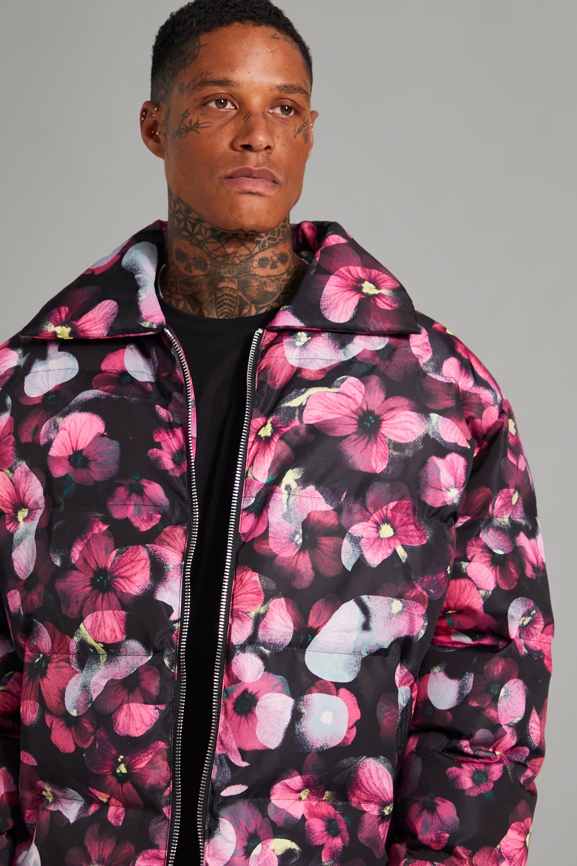 Jacket 2025 flowers mens