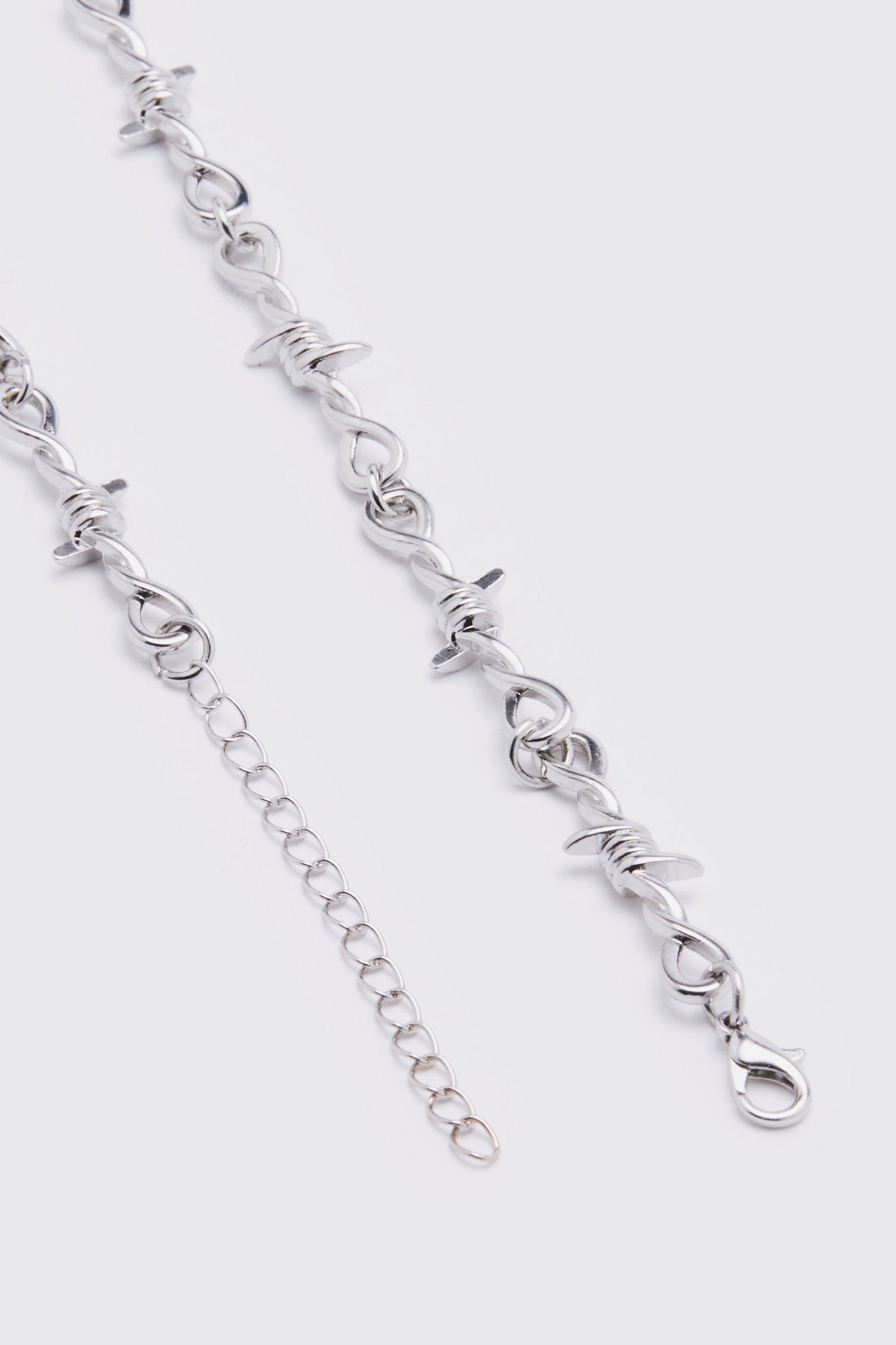 Barbed wire necklace on sale mens