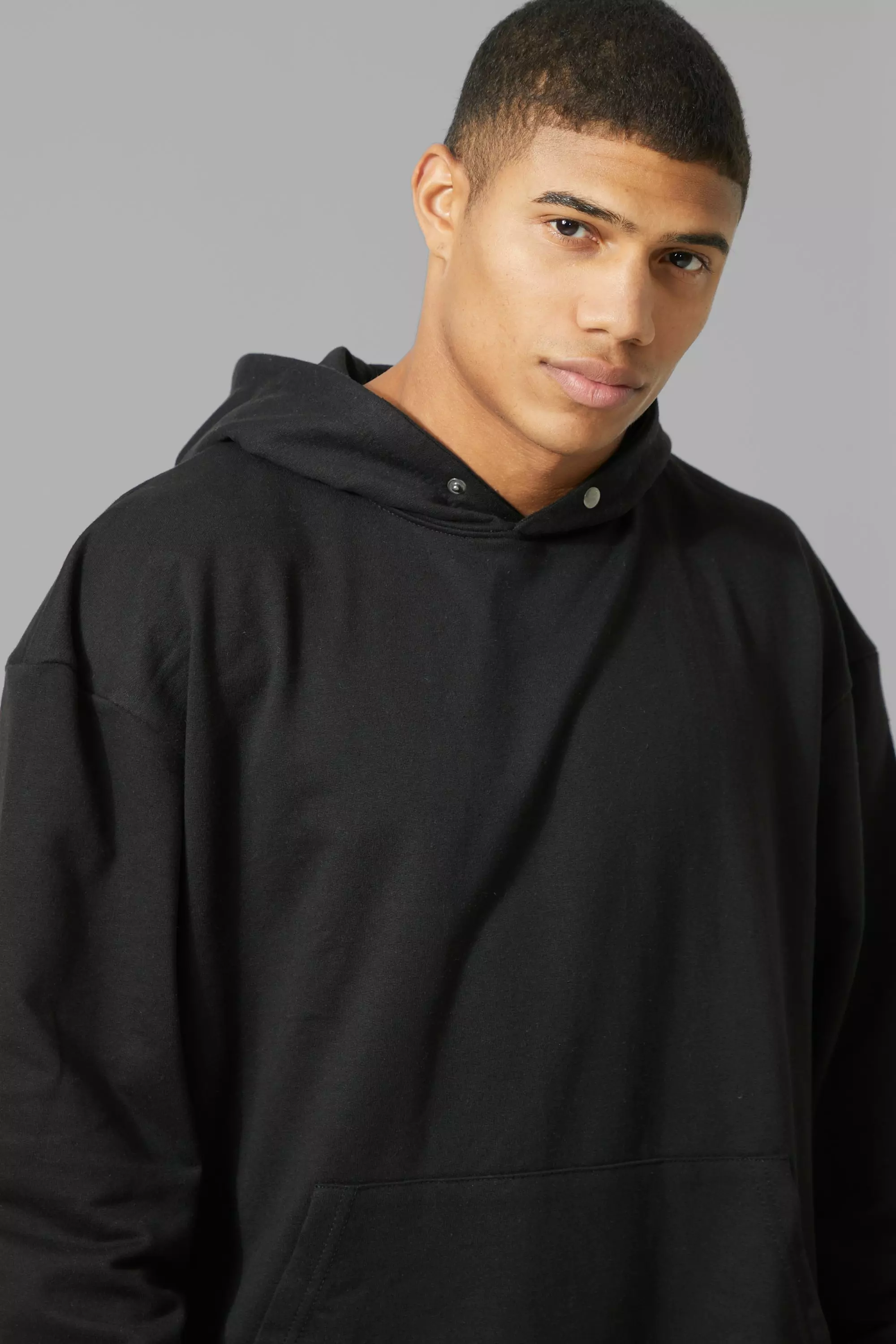 Black Man Active Oversized Hoodie alternative image