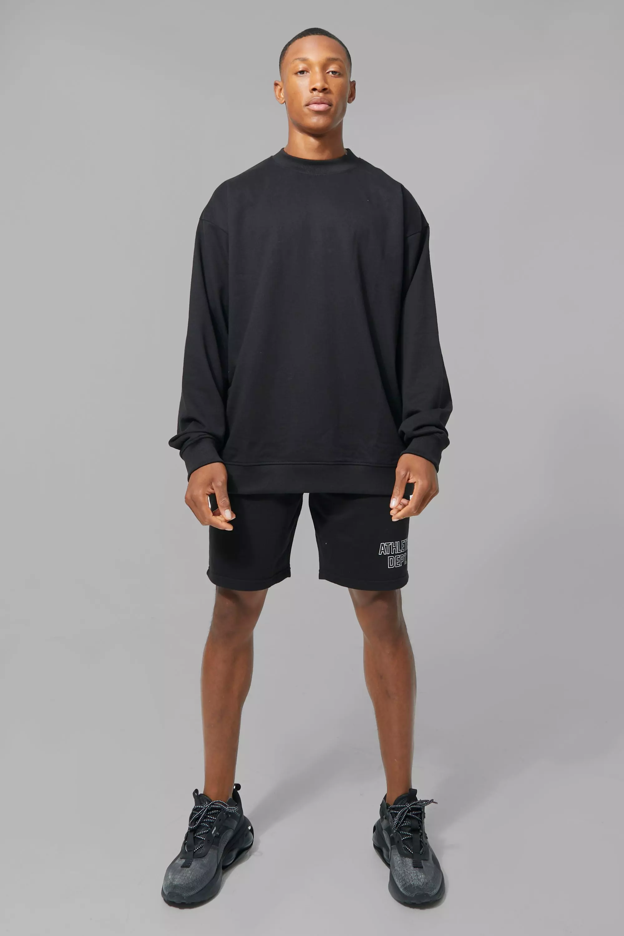 Black Man Active Oversized Sweatshirt alternative image