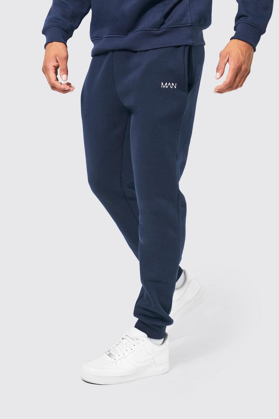 Pantalón deportivo MAN Original pitillo, Navy azul marino