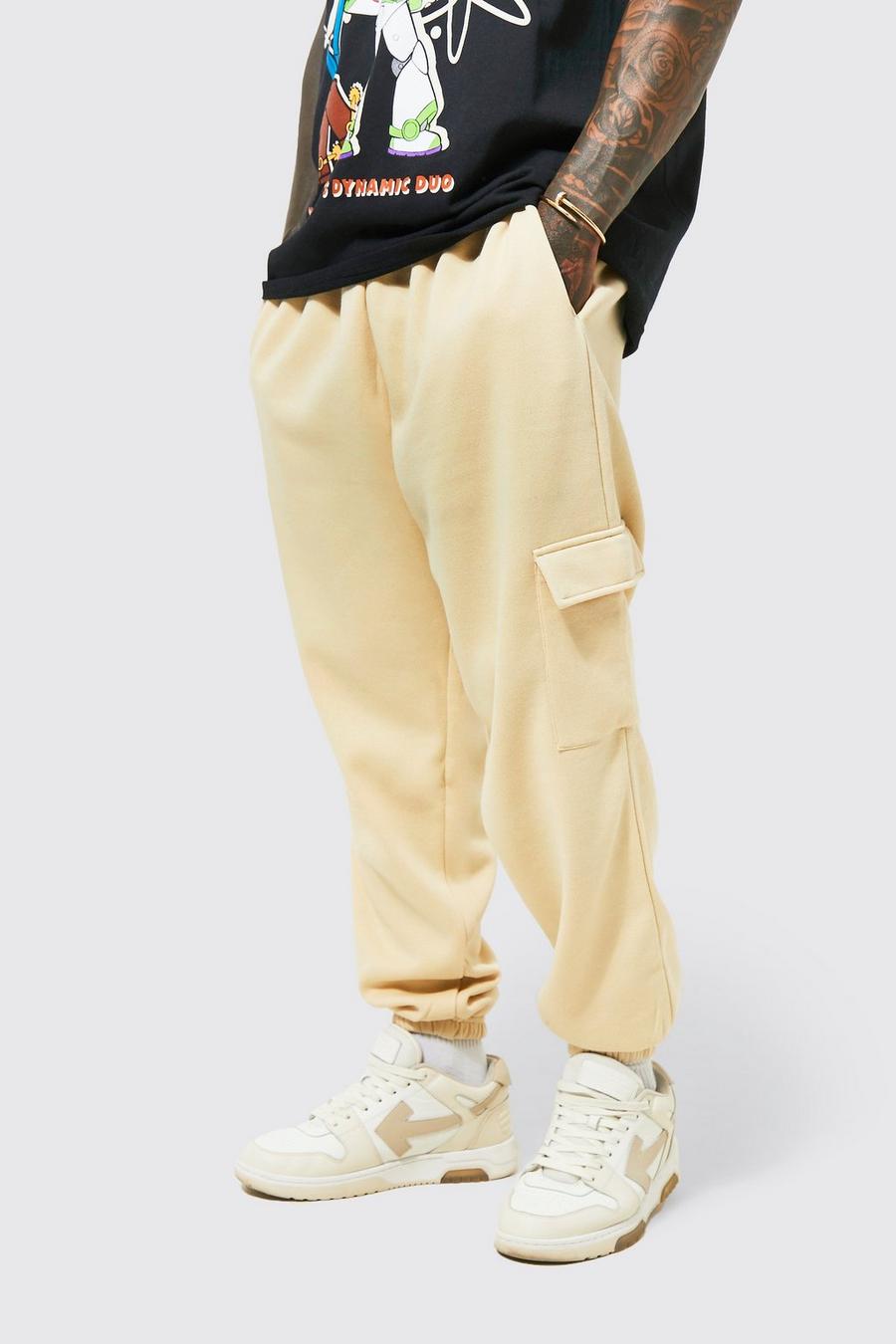 Sand Loose Fit Cargo Jogger image number 1