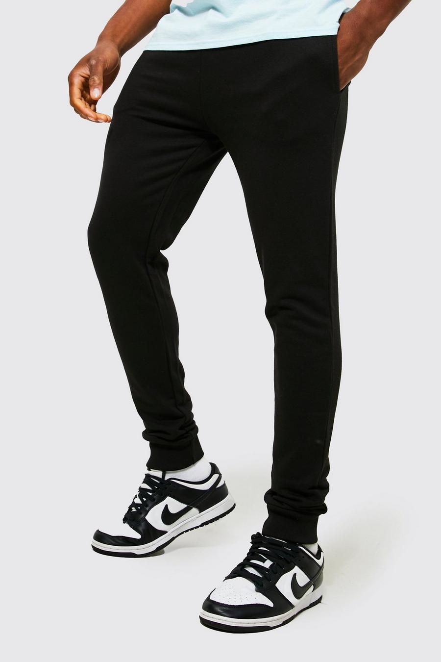 Pantaloni tuta Basic Super Skinny Fit, Black image number 1
