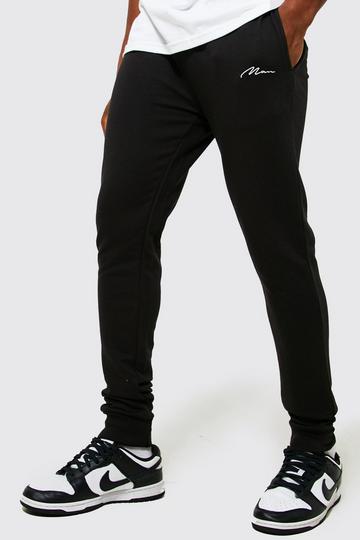 Man Signature Super Skinny Fit Joggingbroek black