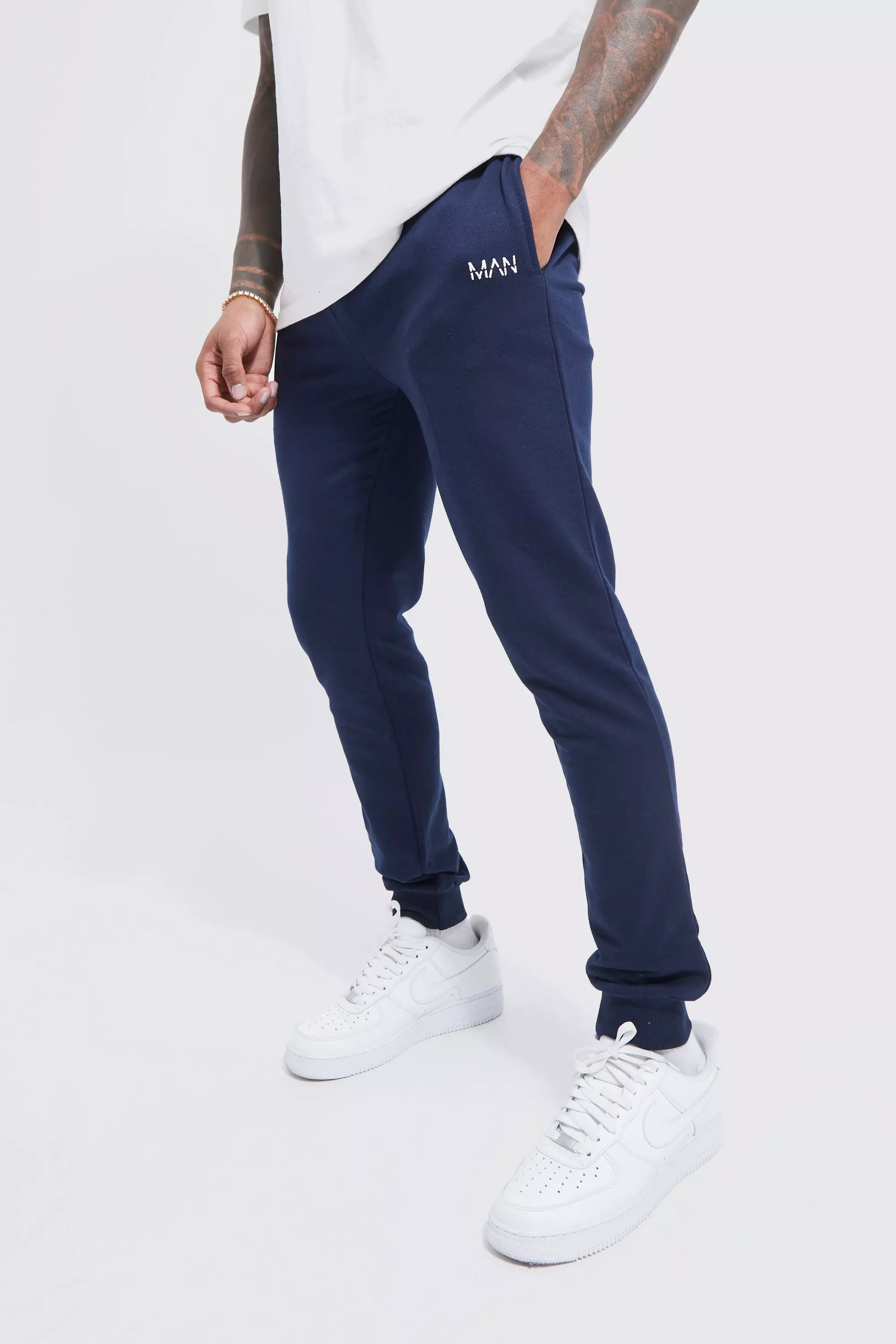 Mens joggers skinny on sale fit