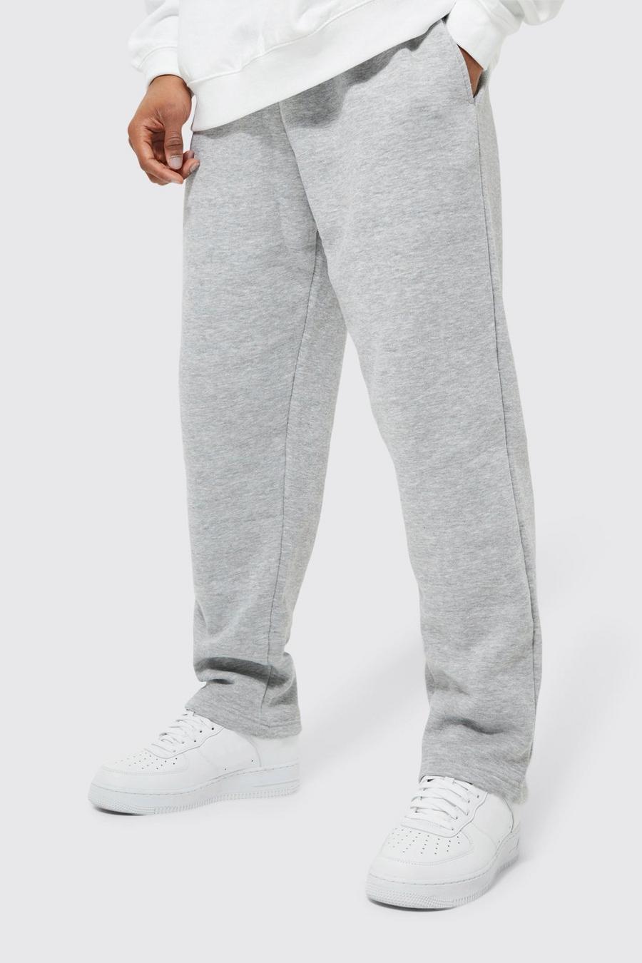 Topman straight leg sweatpants in gray heather