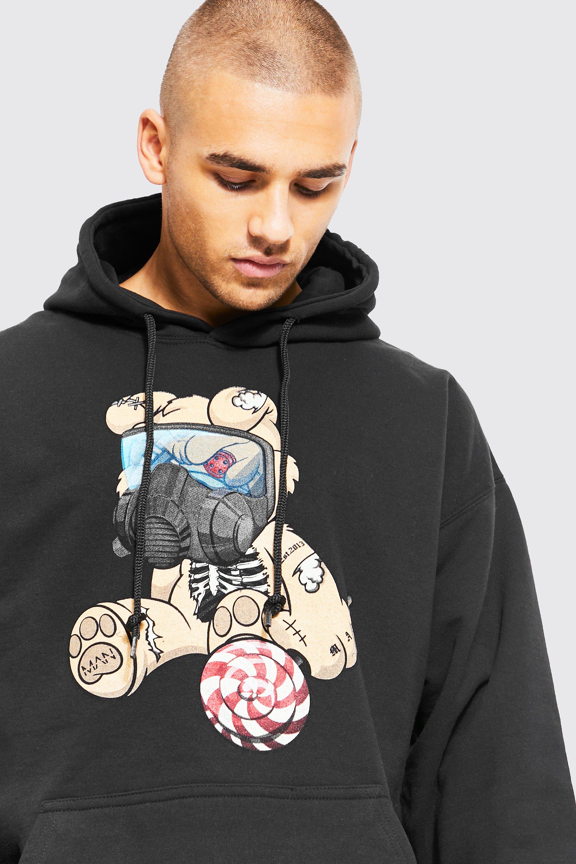 Boohoo teddy hoodie sale