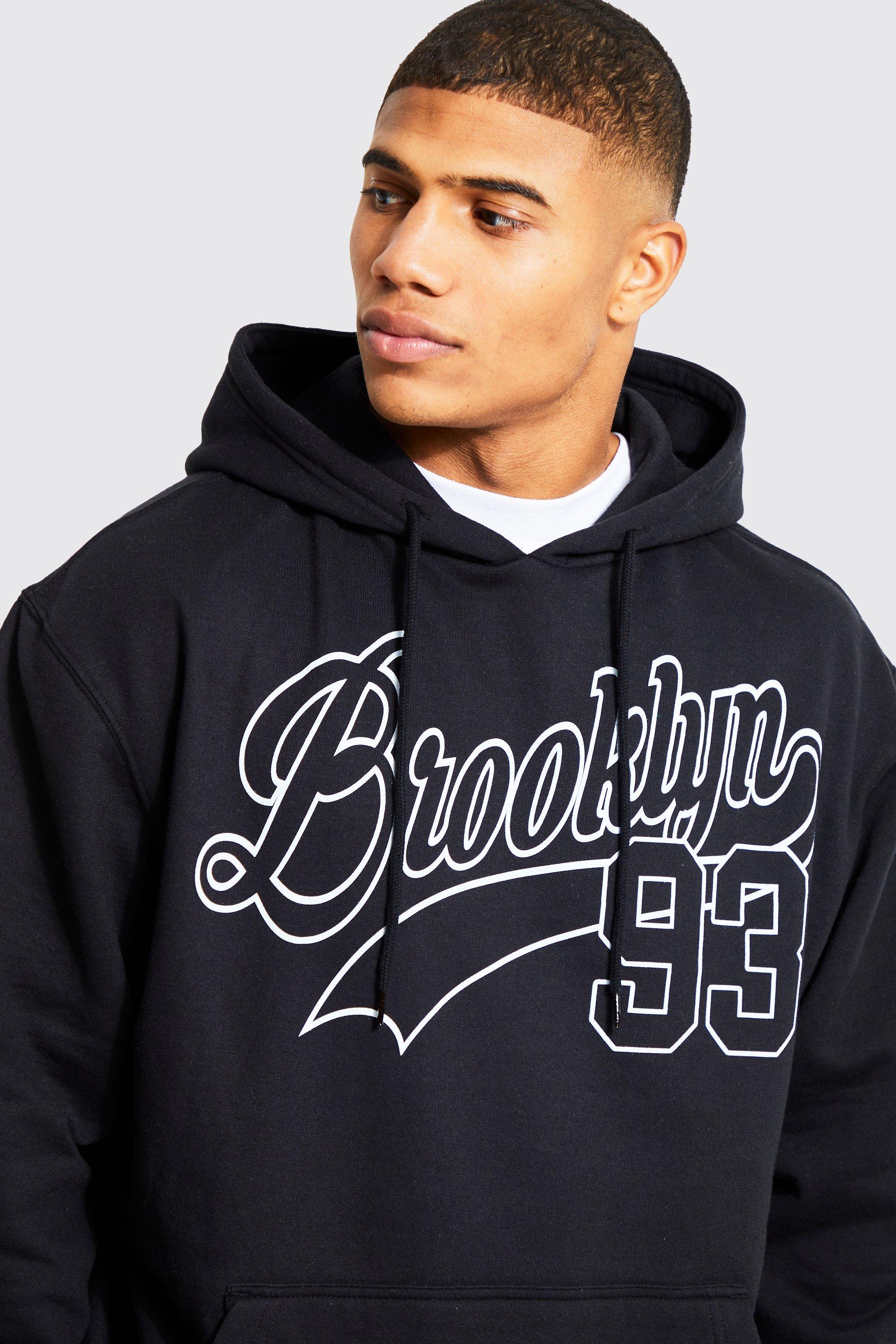 Oversized Brooklyn Varsity Hoodie