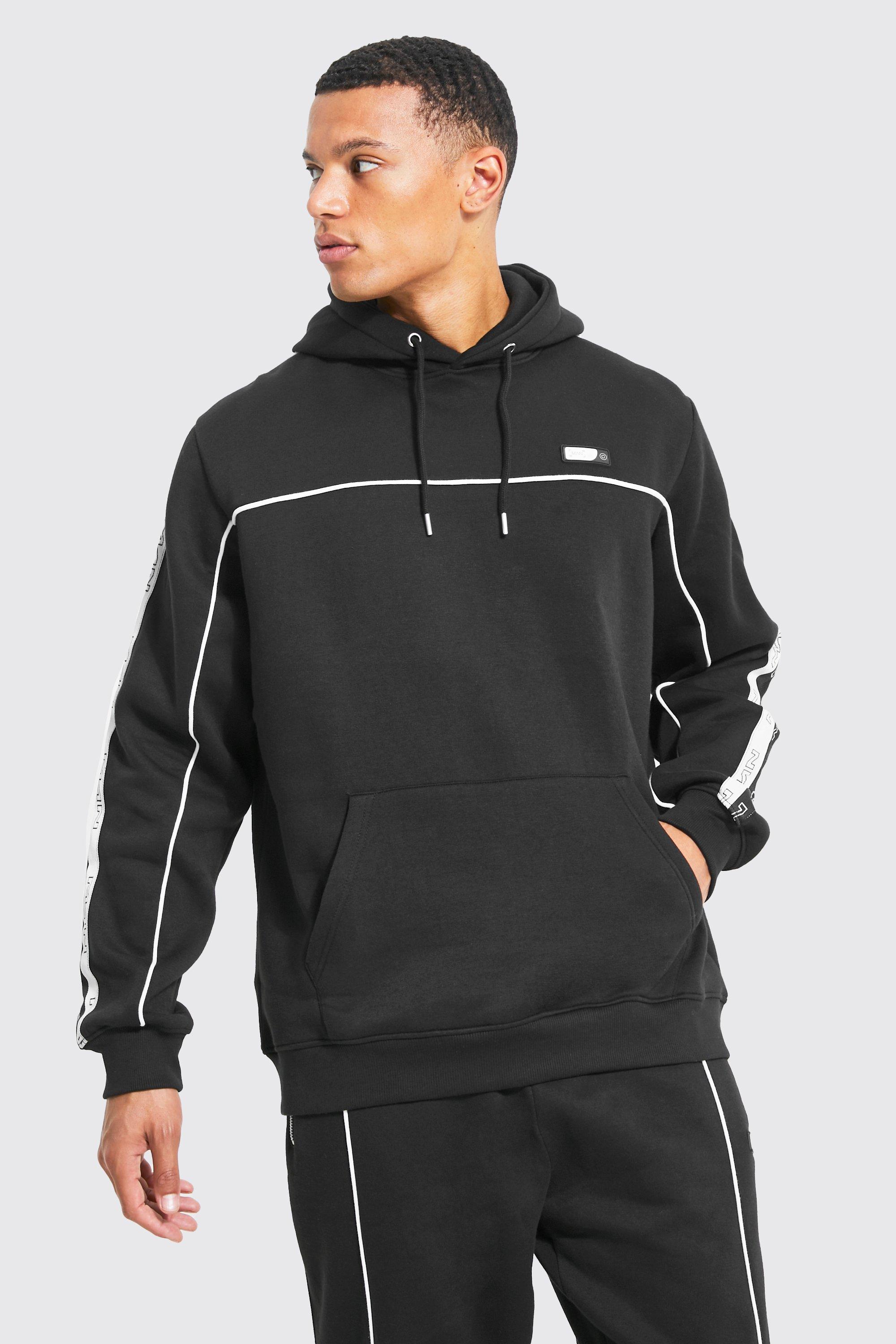 Man Slim Fit Hooded Tracksuit