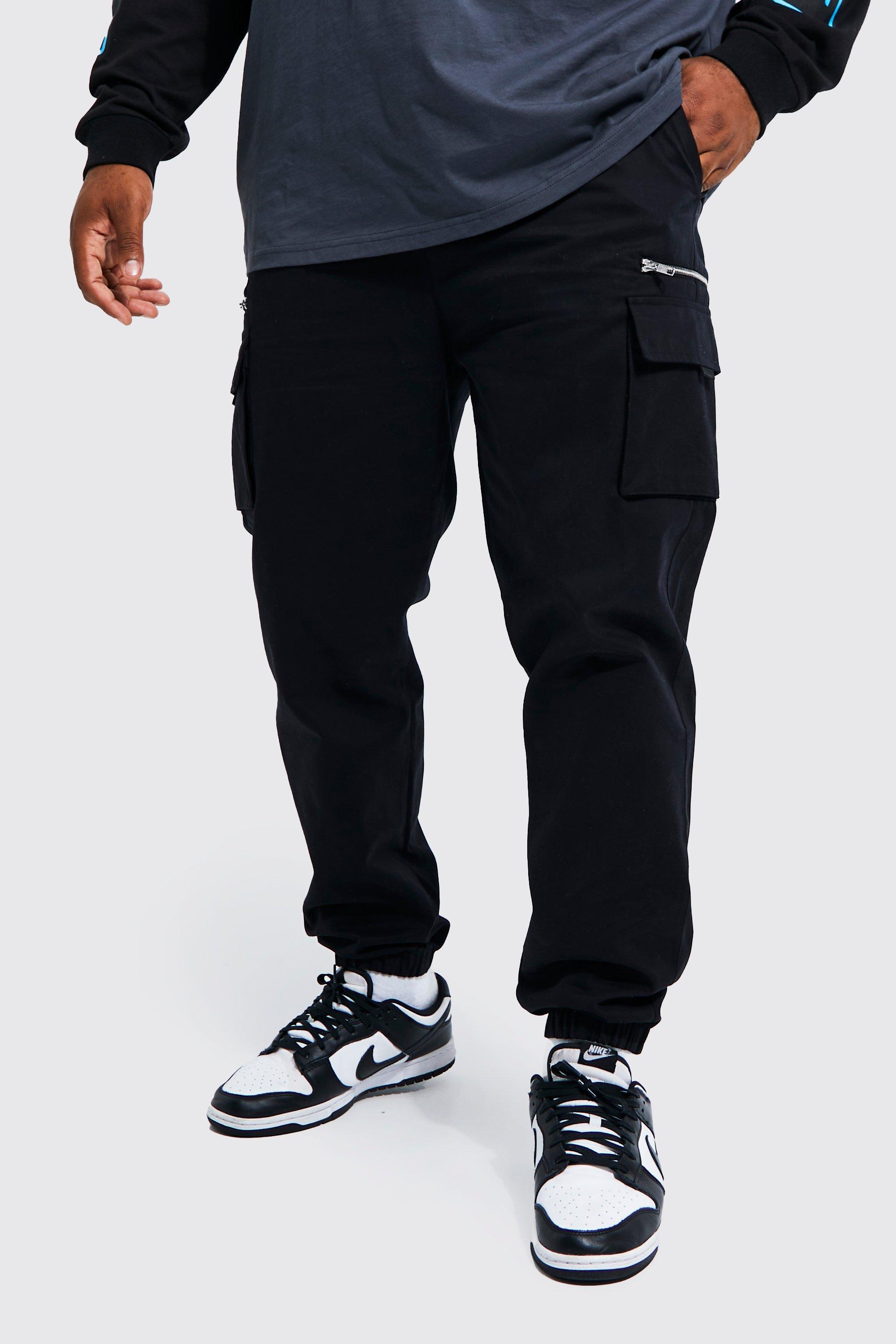 Plus Slim Fit Extended Drawcord Cargo Trouser