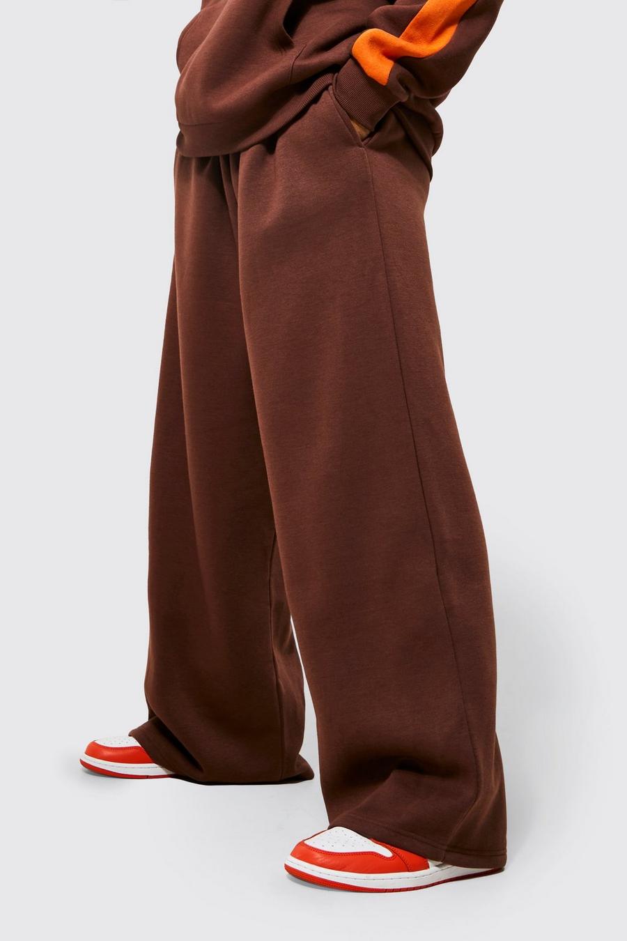 Chocolate Extreme Wide Leg Jogger image number 1