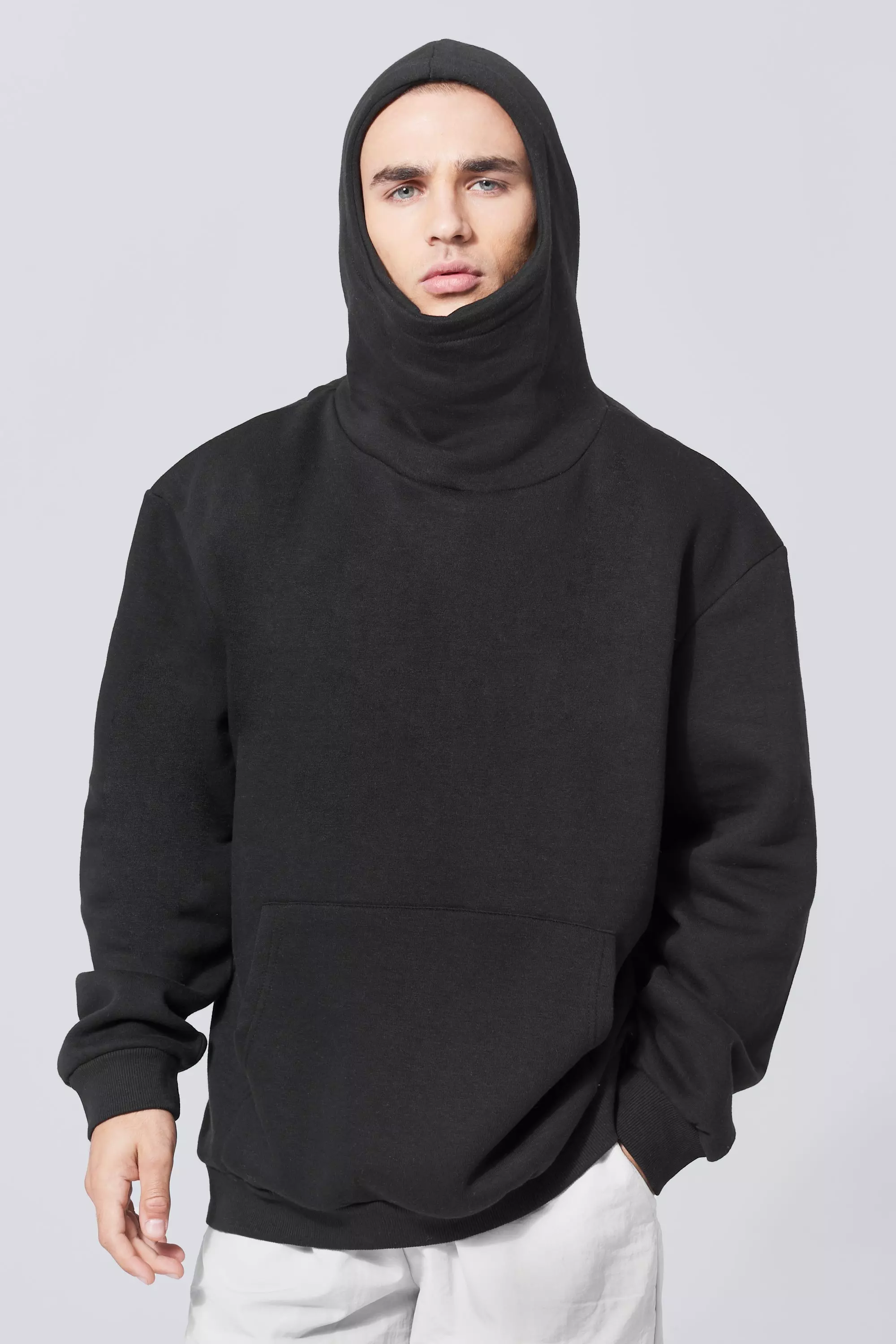 High Neck Oversized Hoodie