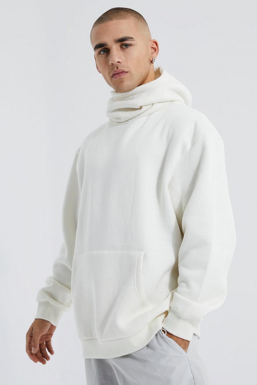 hoodie col montant