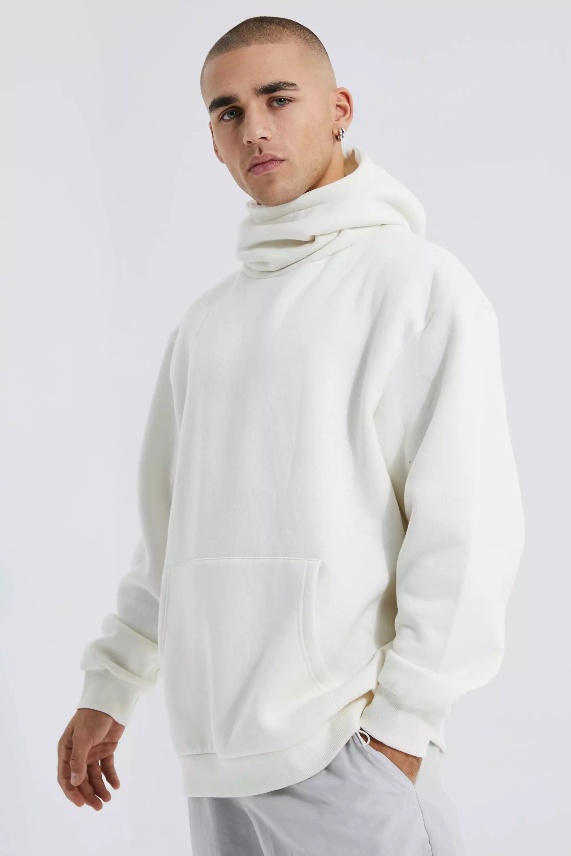 Men's Essential Popover Hoodie Men's Tops, 56% OFF