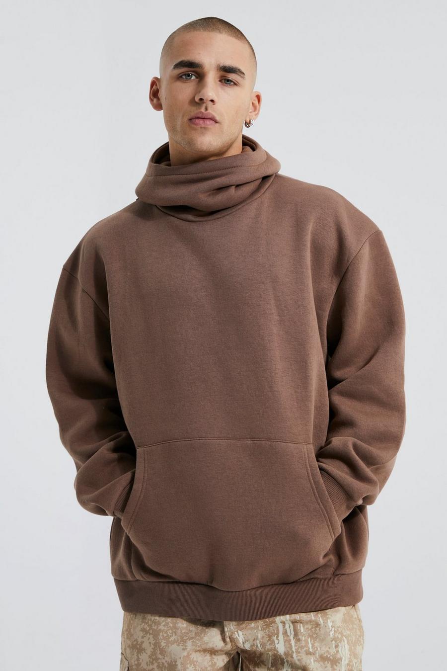 High Neck Oversized Hoodie | boohoo High Neck Oversized Hoodie | boohoo