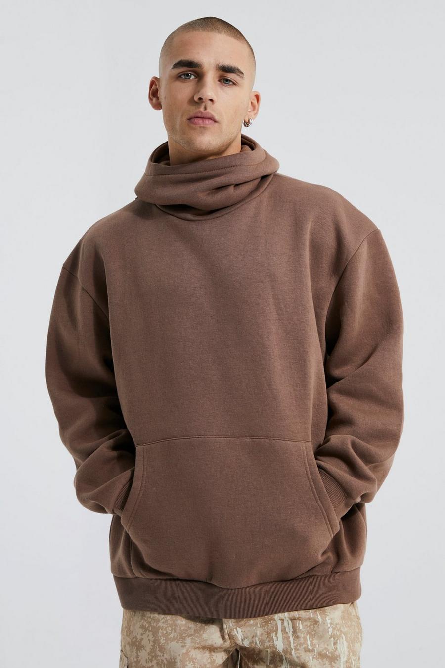 High Neck Oversized Hoodie