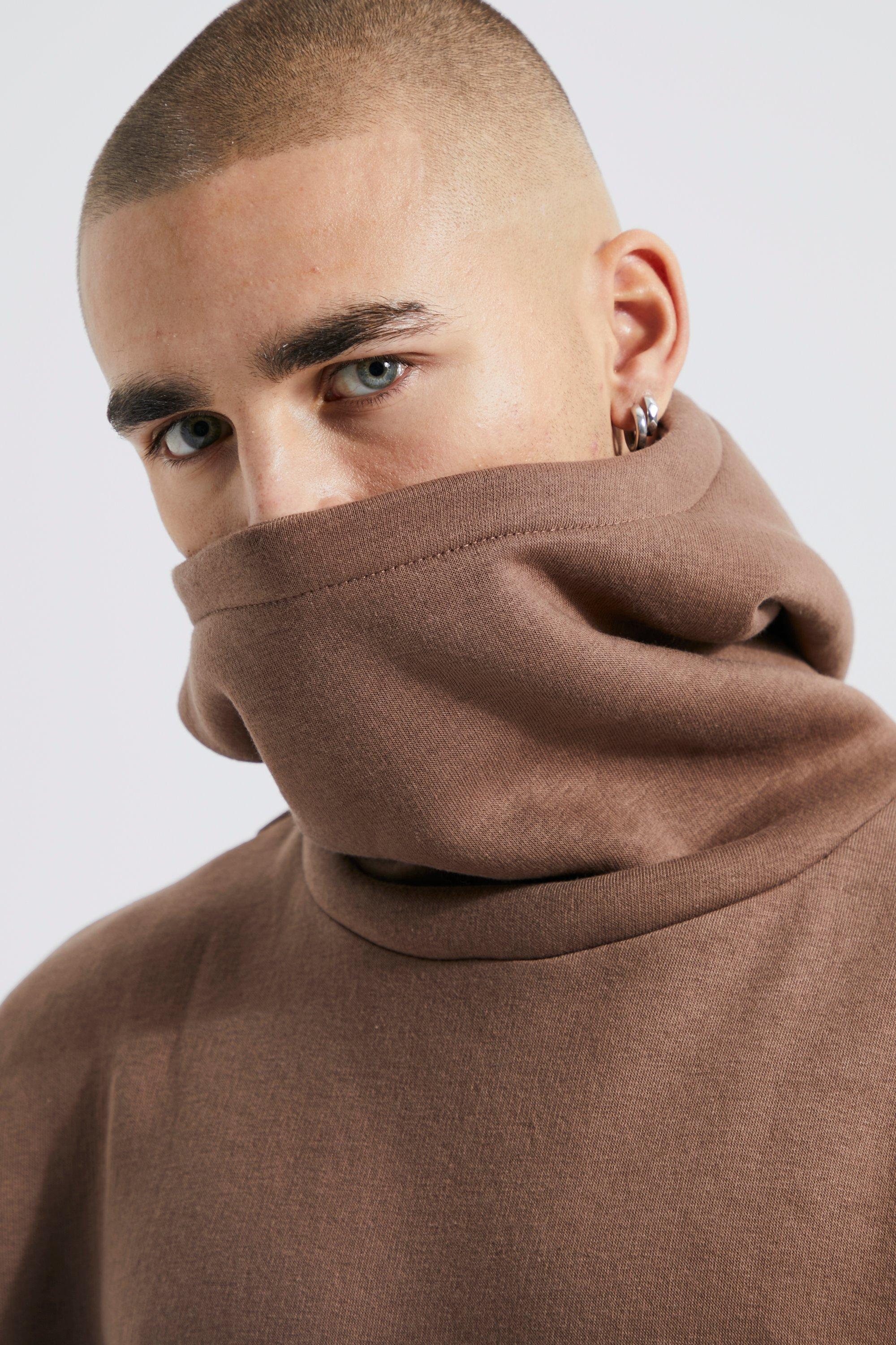 High Collar Oversized Hoodie Collection for Men