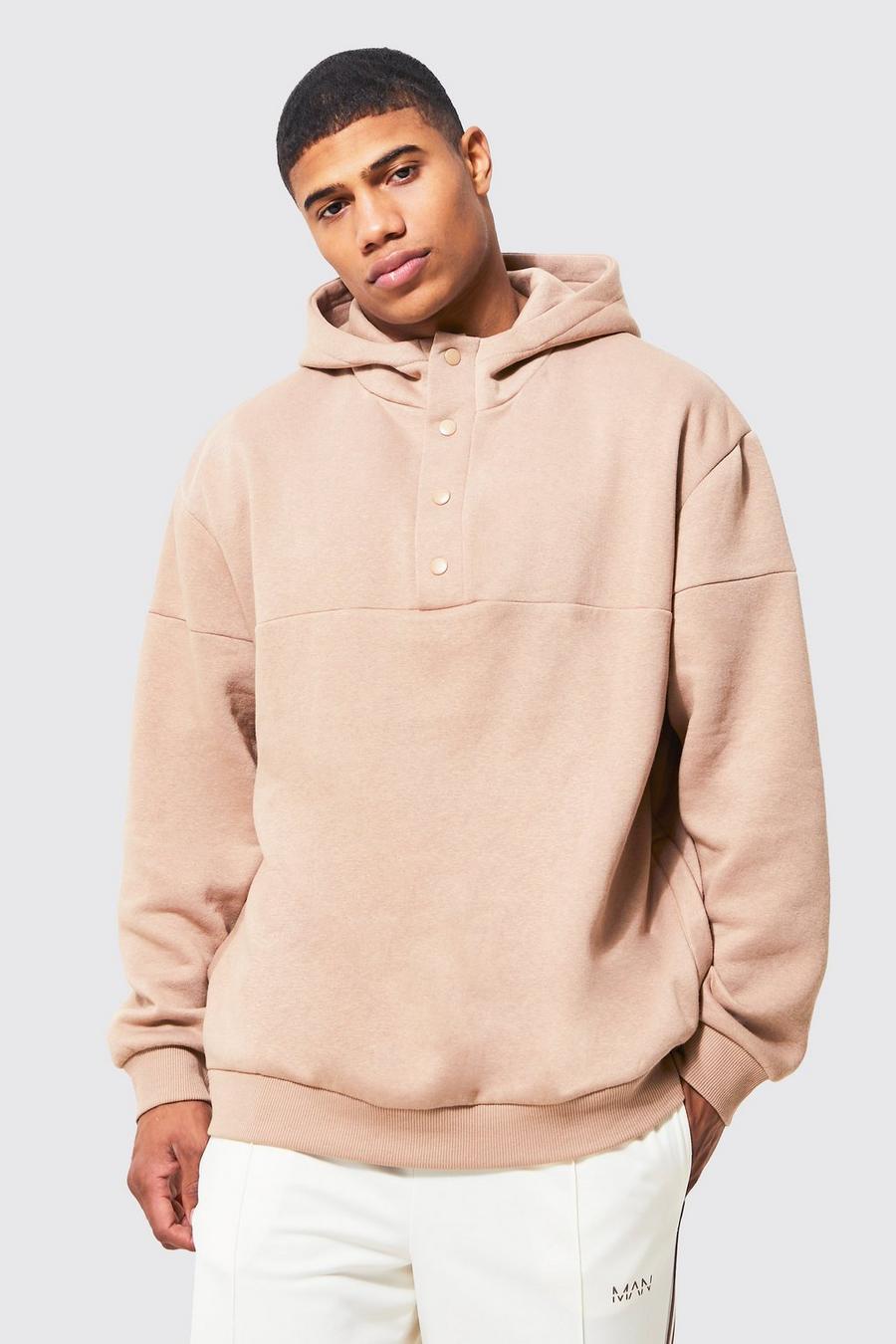 hoodie col montant