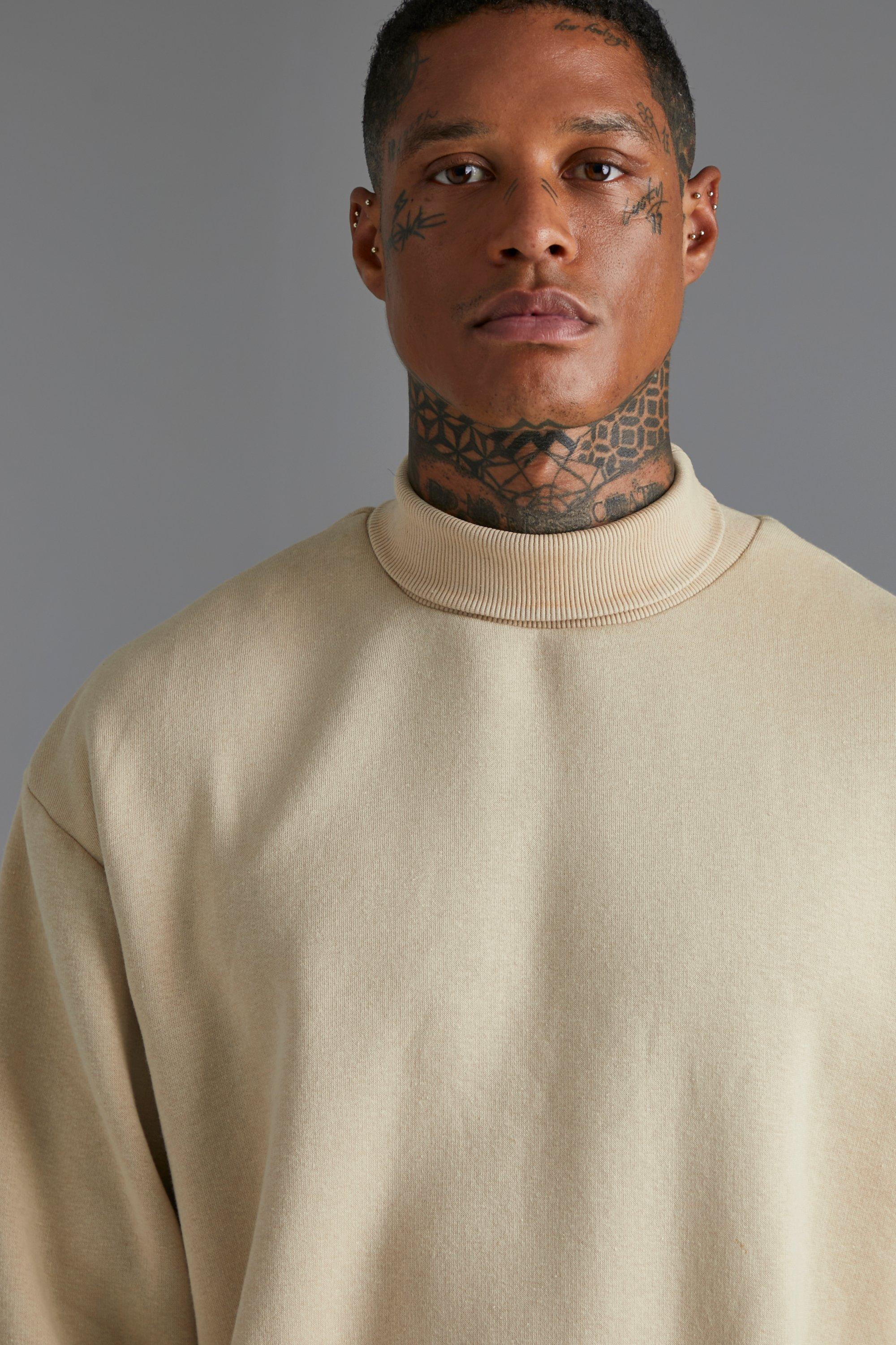 Sweat discount colle roulé