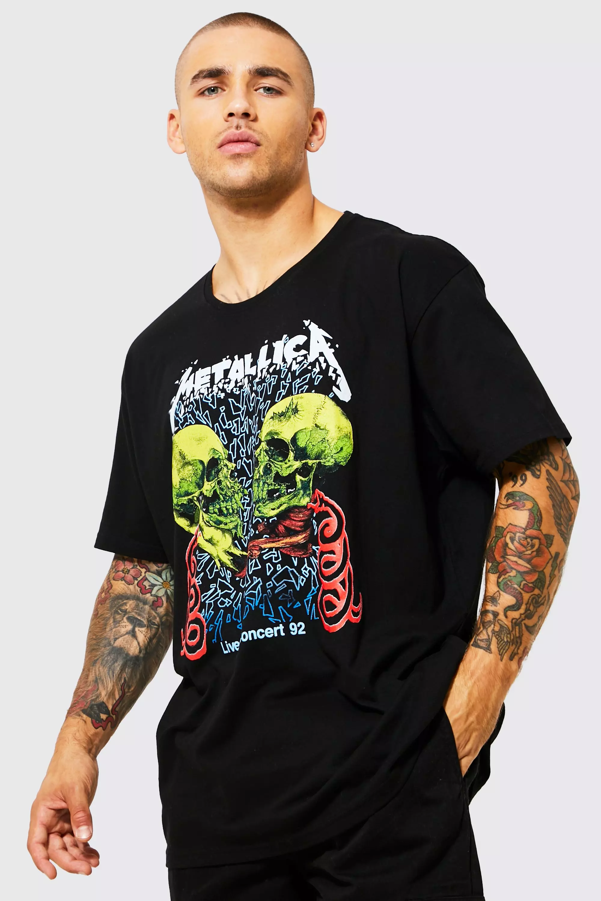 Oversized metallica cheap t shirt