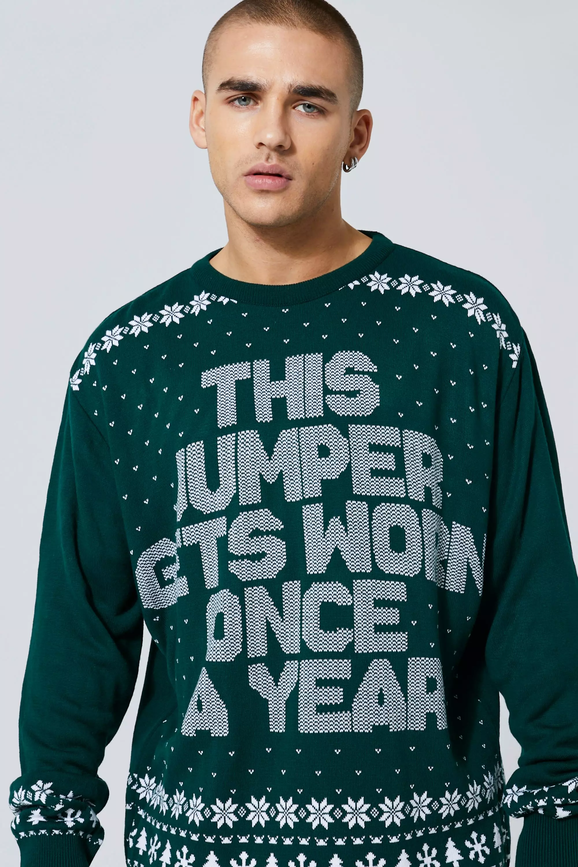 Christmas jumper hot sale cut out