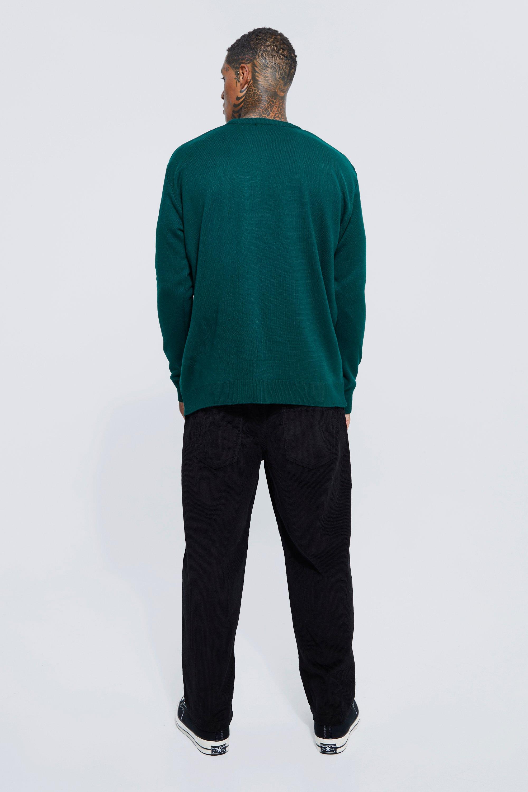 forest green jumper mens