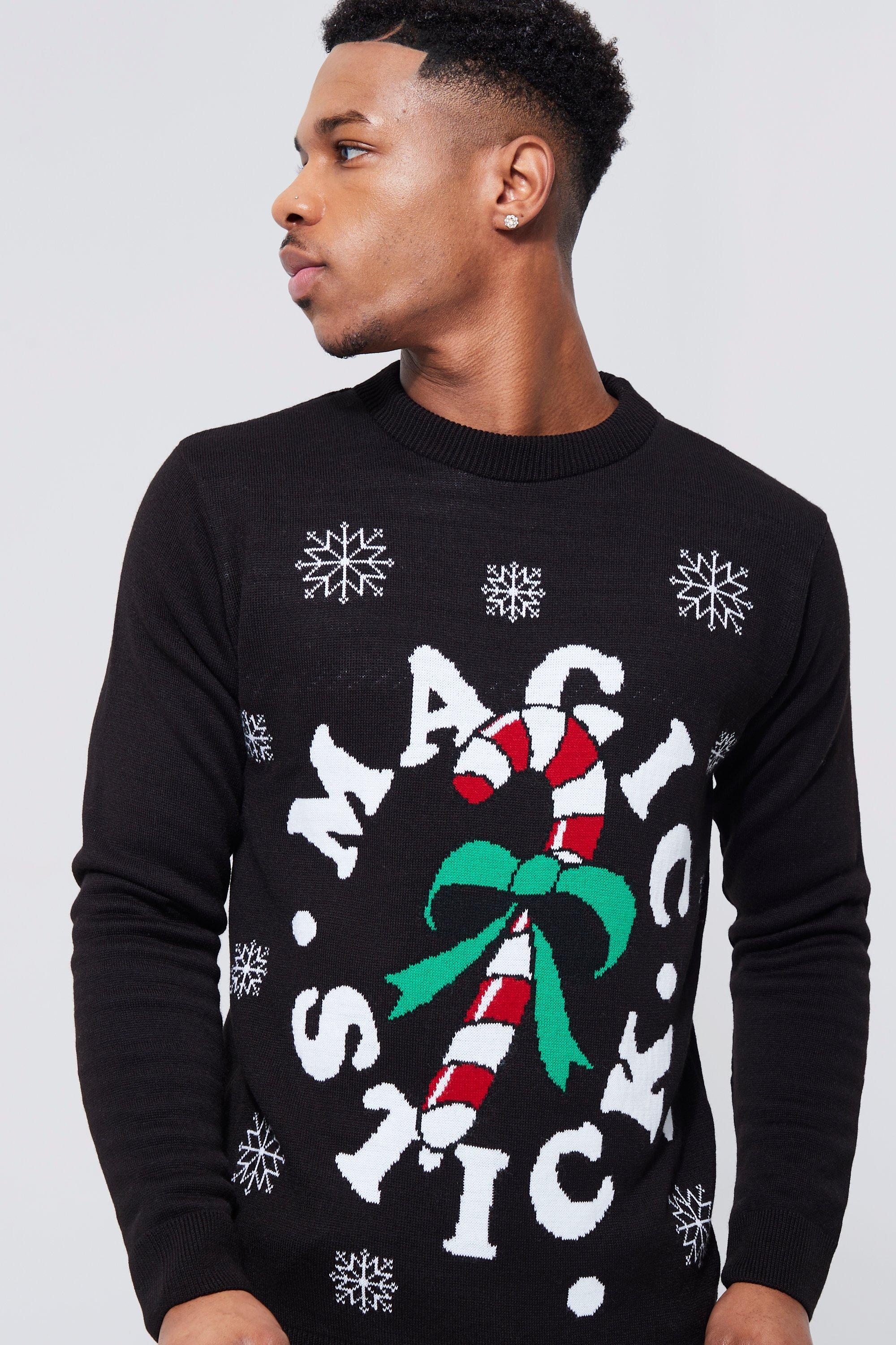 Mens mickey mouse christmas sale jumper