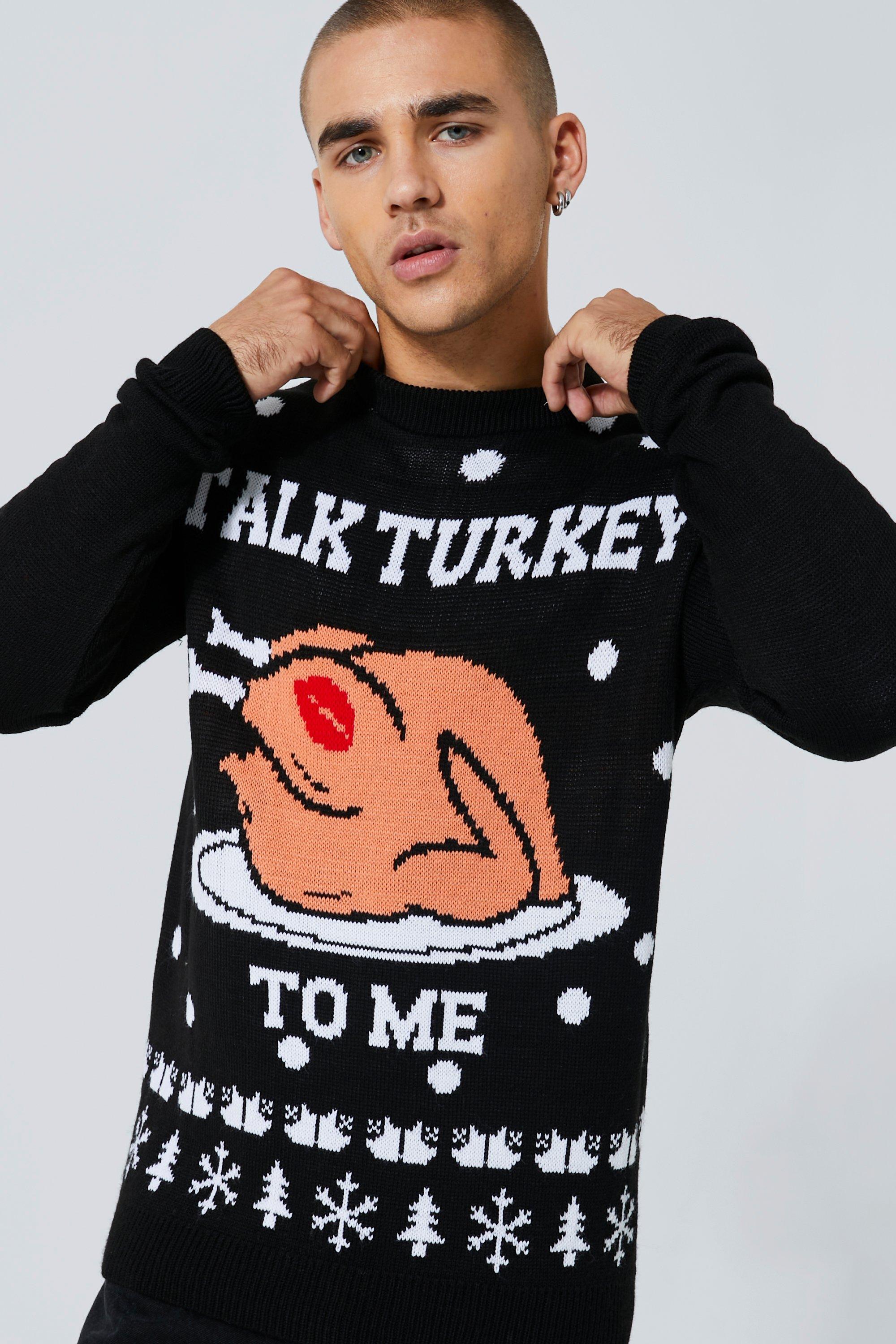 Mens christmas jumper clearance boohoo