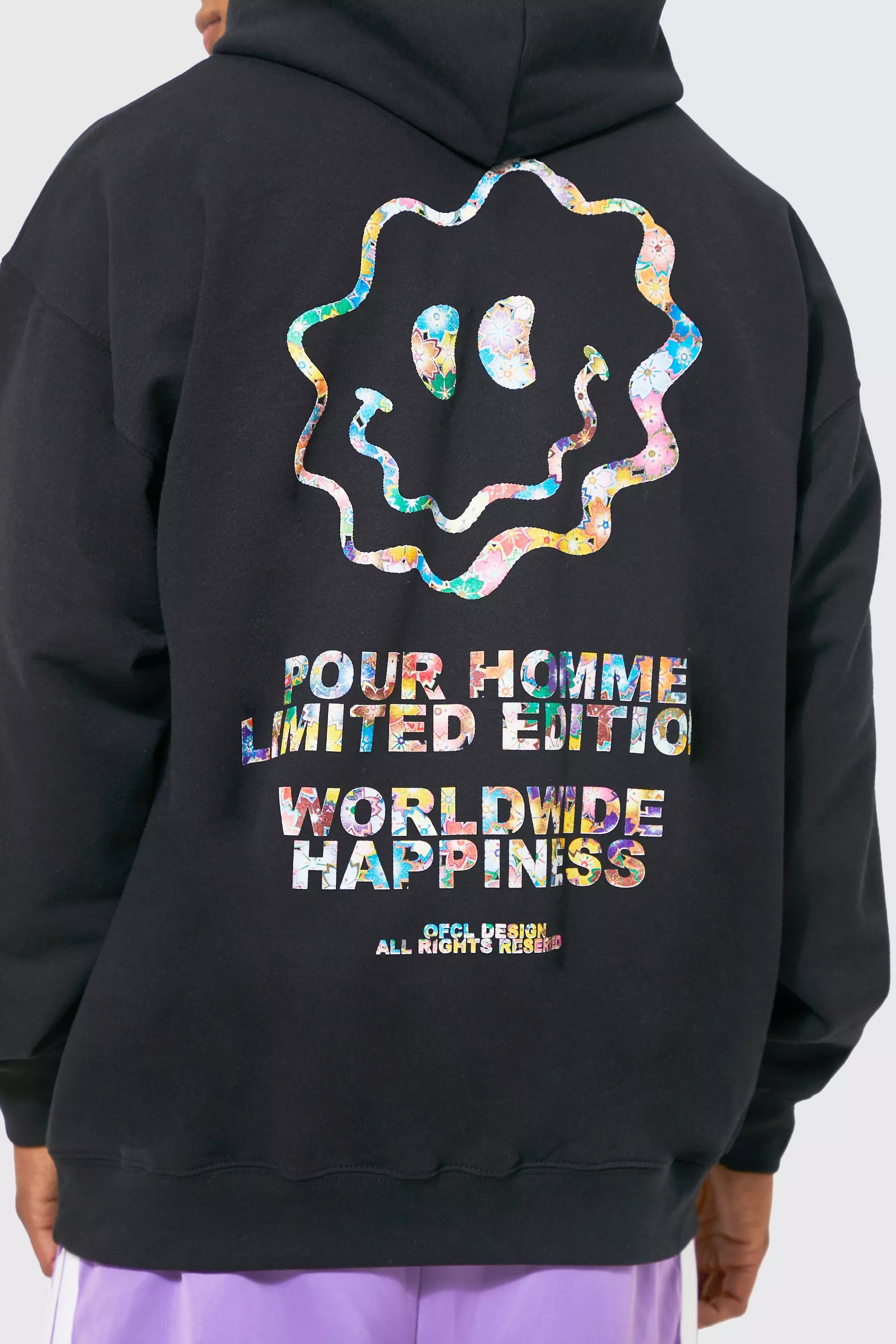 Oversized Doodle Ofcl Graphic Hoodie