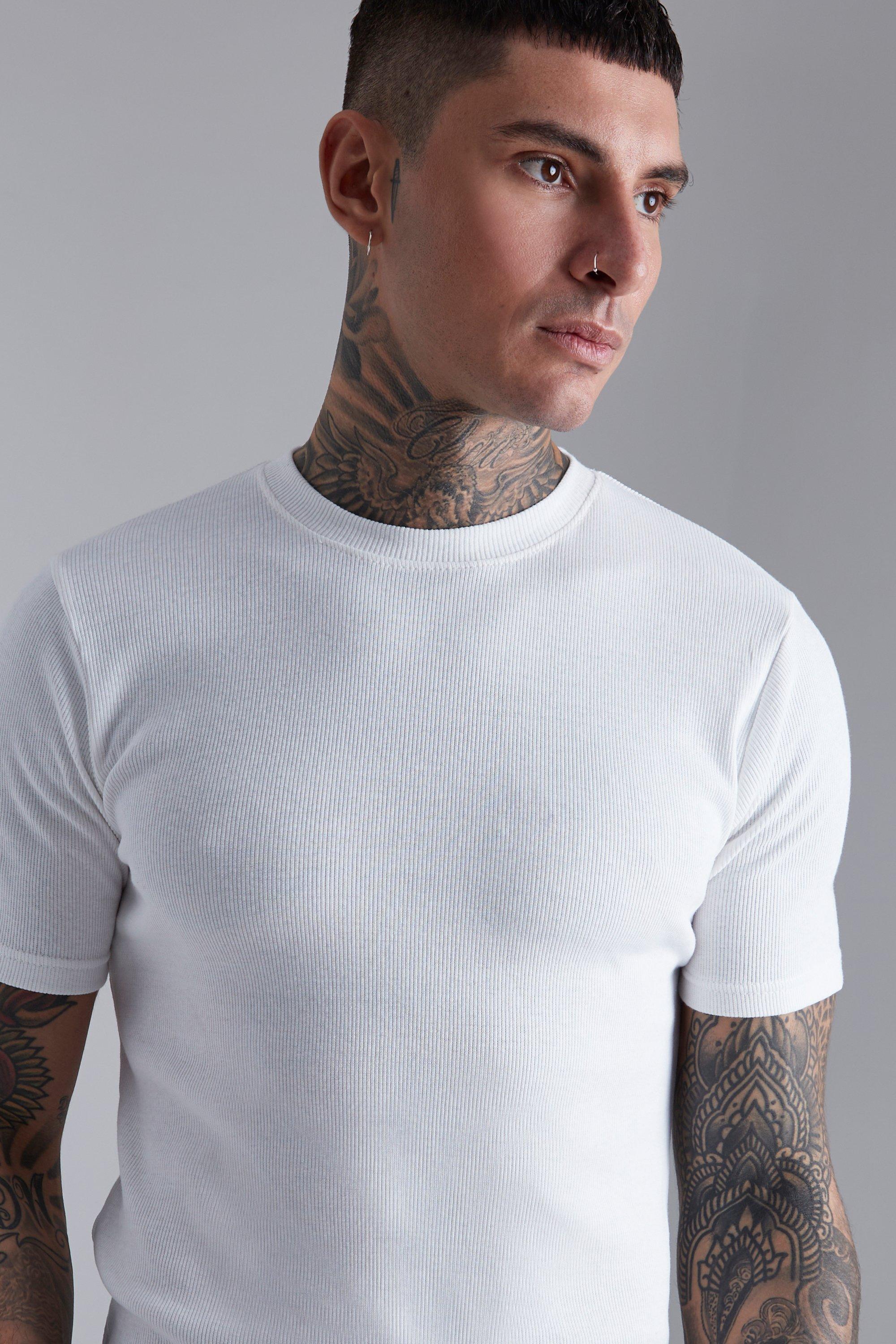 Slim Fit Ribbed T-shirt