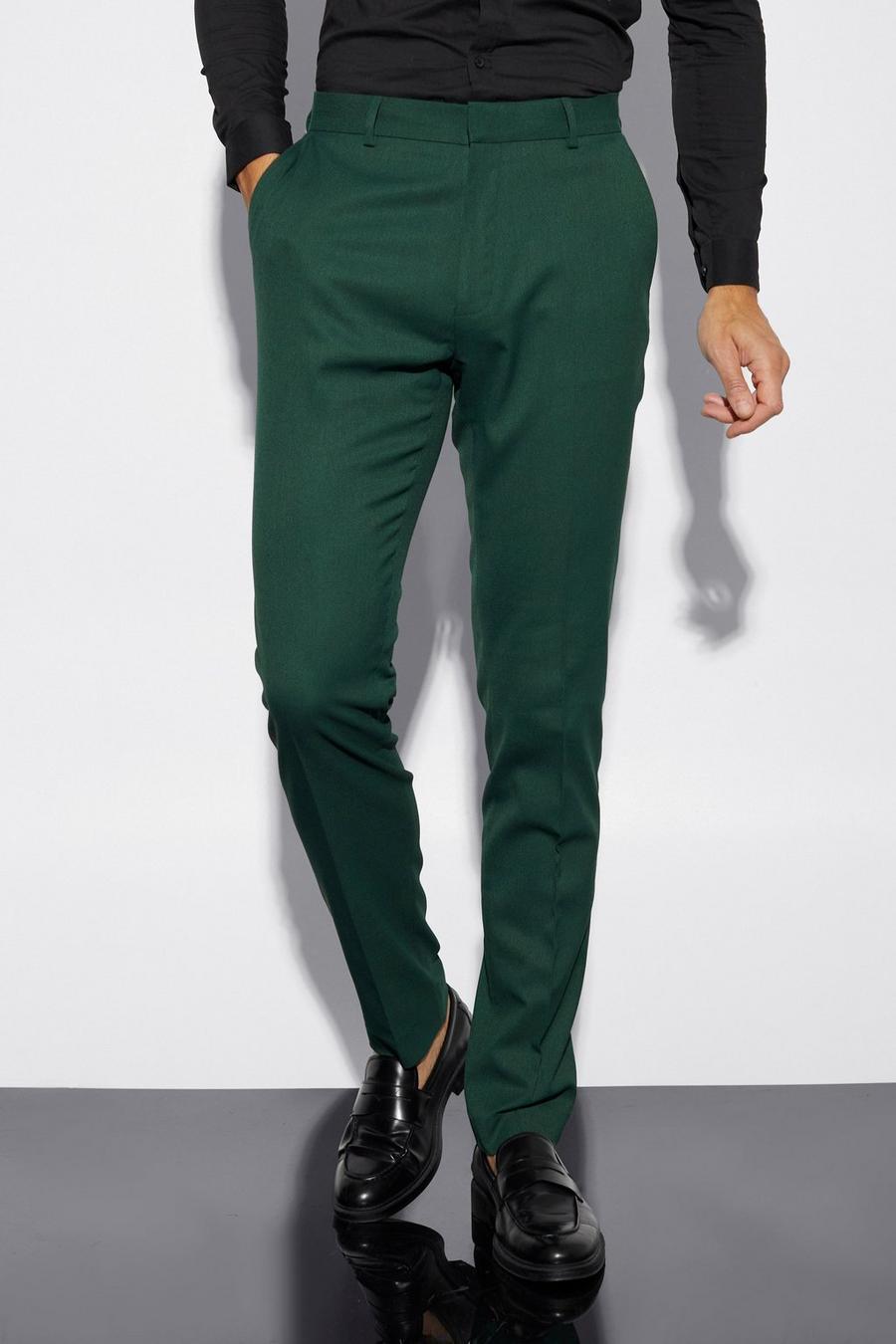 Dark green grön Tall Slim Fit Tailored Trouser