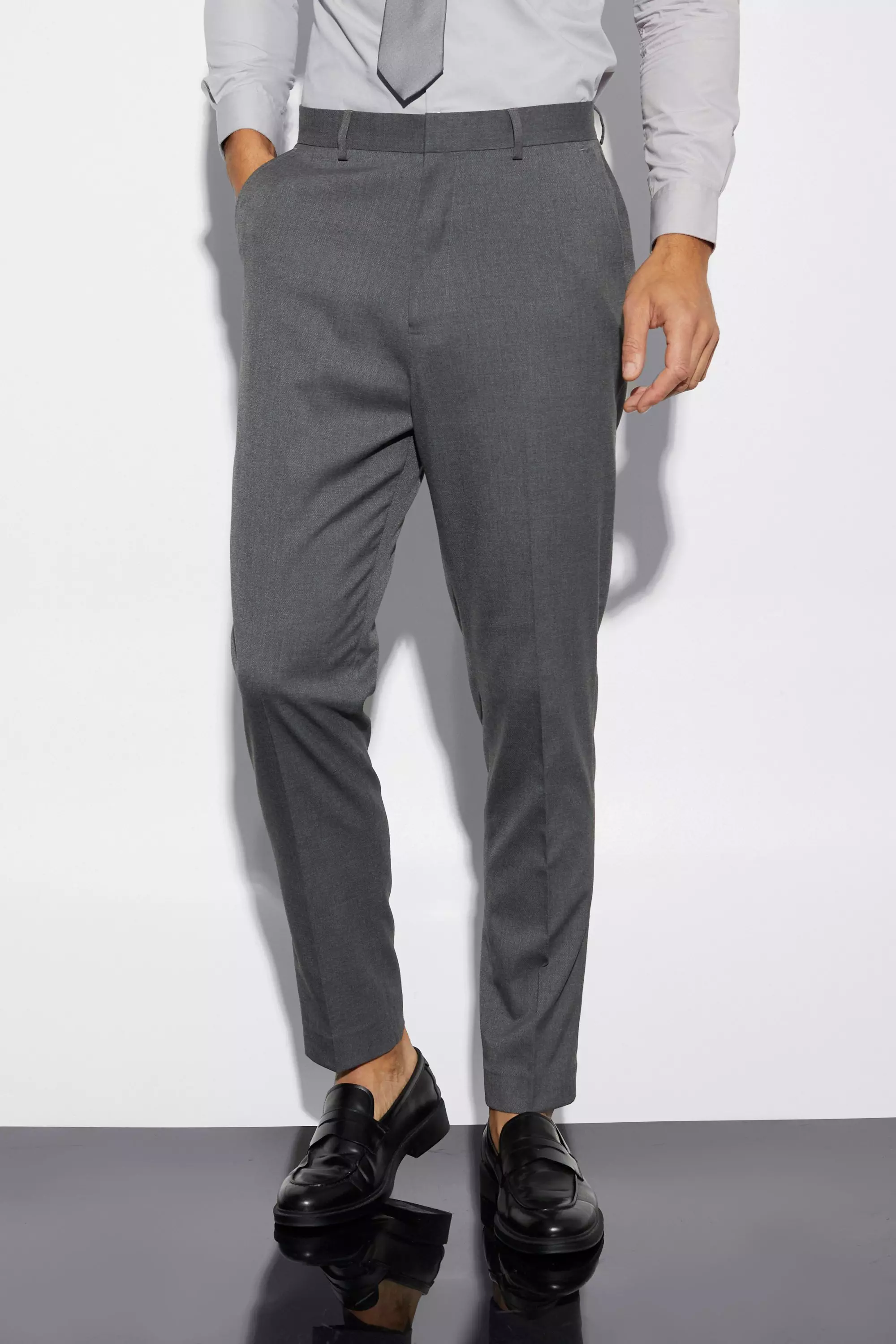 Tapered smart trousers store mens