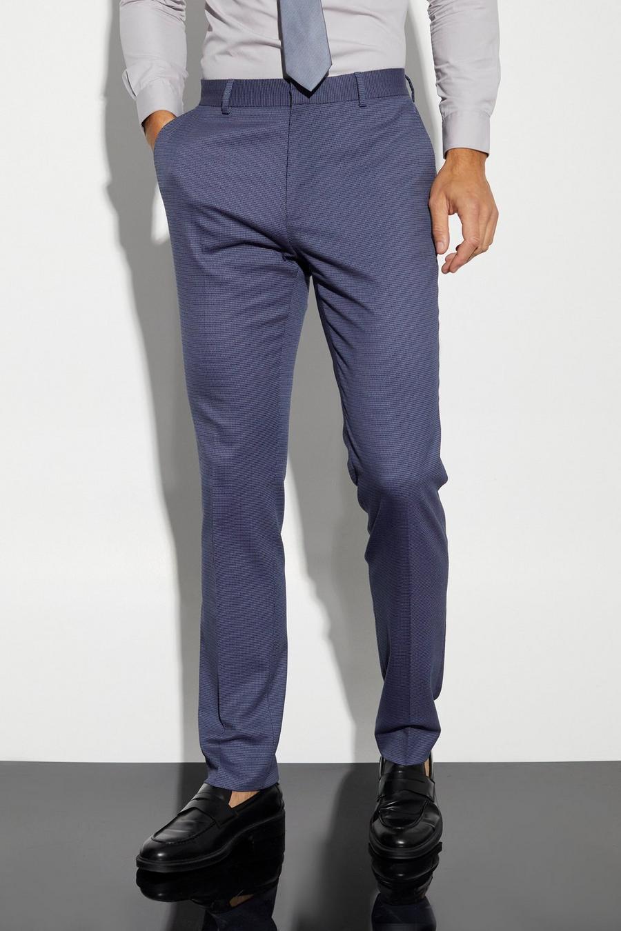 Blue Tall Slim Fit Tailored Trouser image number 1