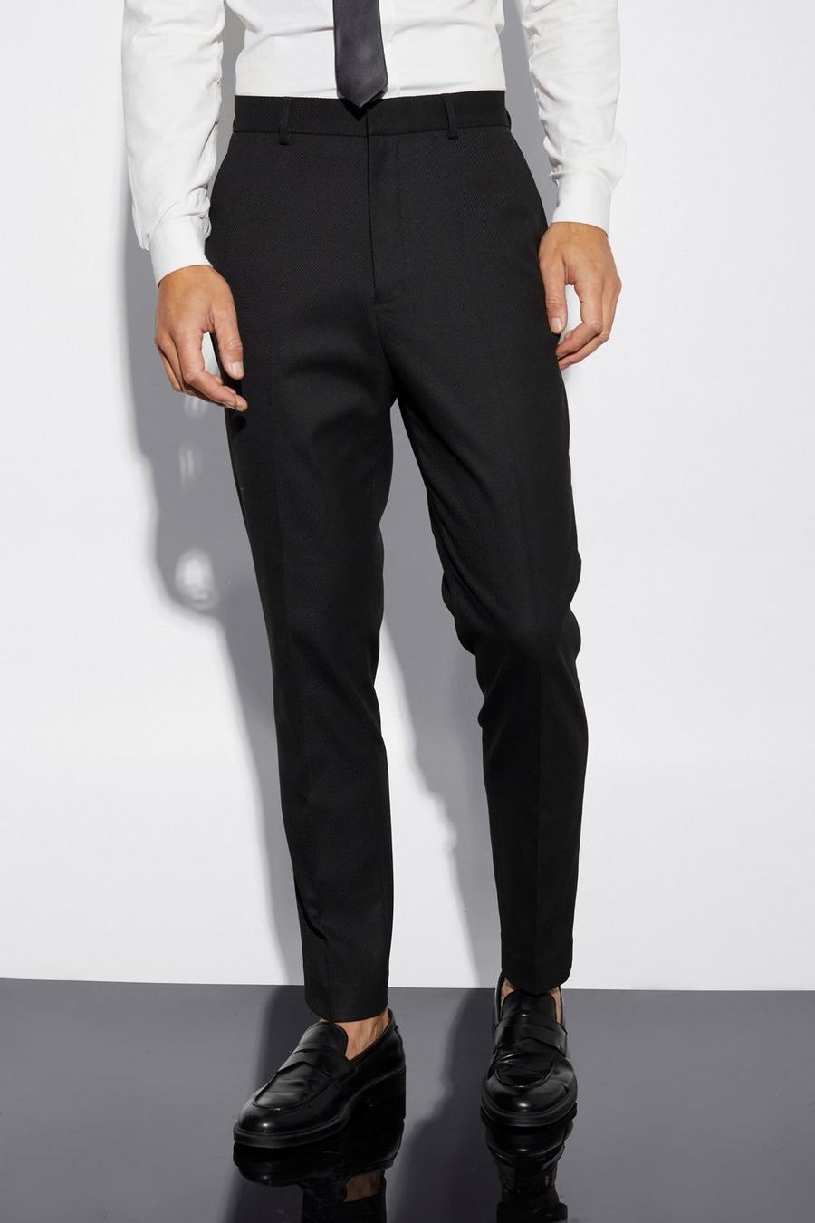 Black Tall Tapered Smart Trouser image number 1