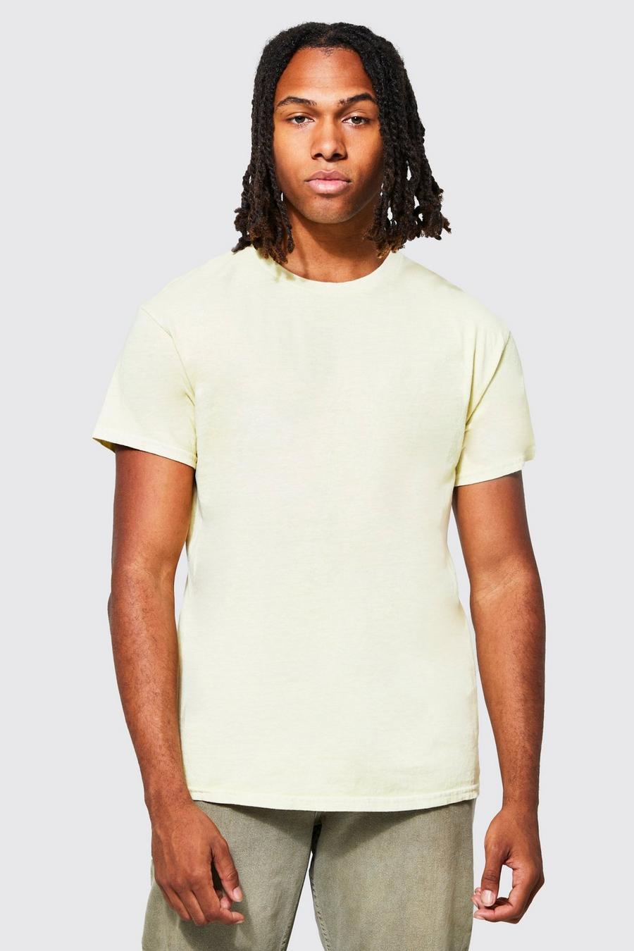Yellow Washed  T-shirt