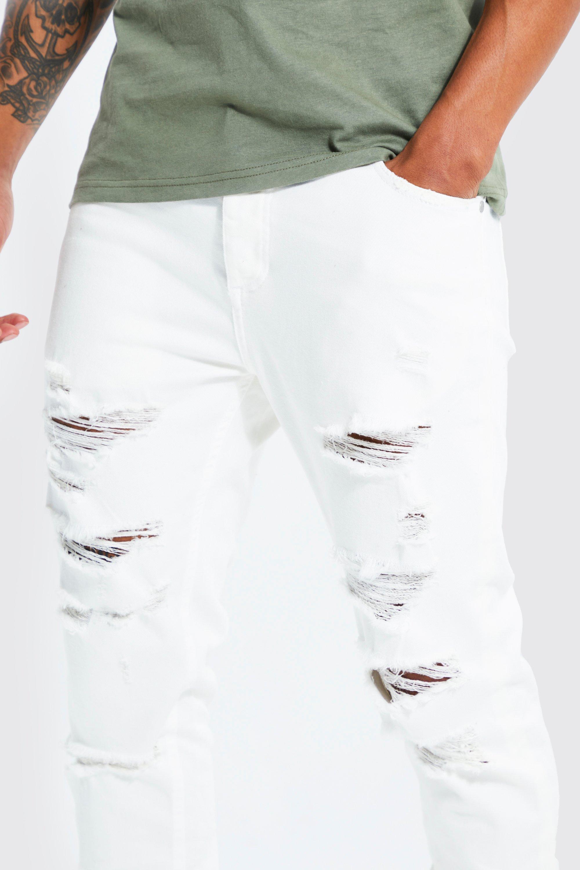 Tall Relaxed Rigid Extreme Ripped Jeans