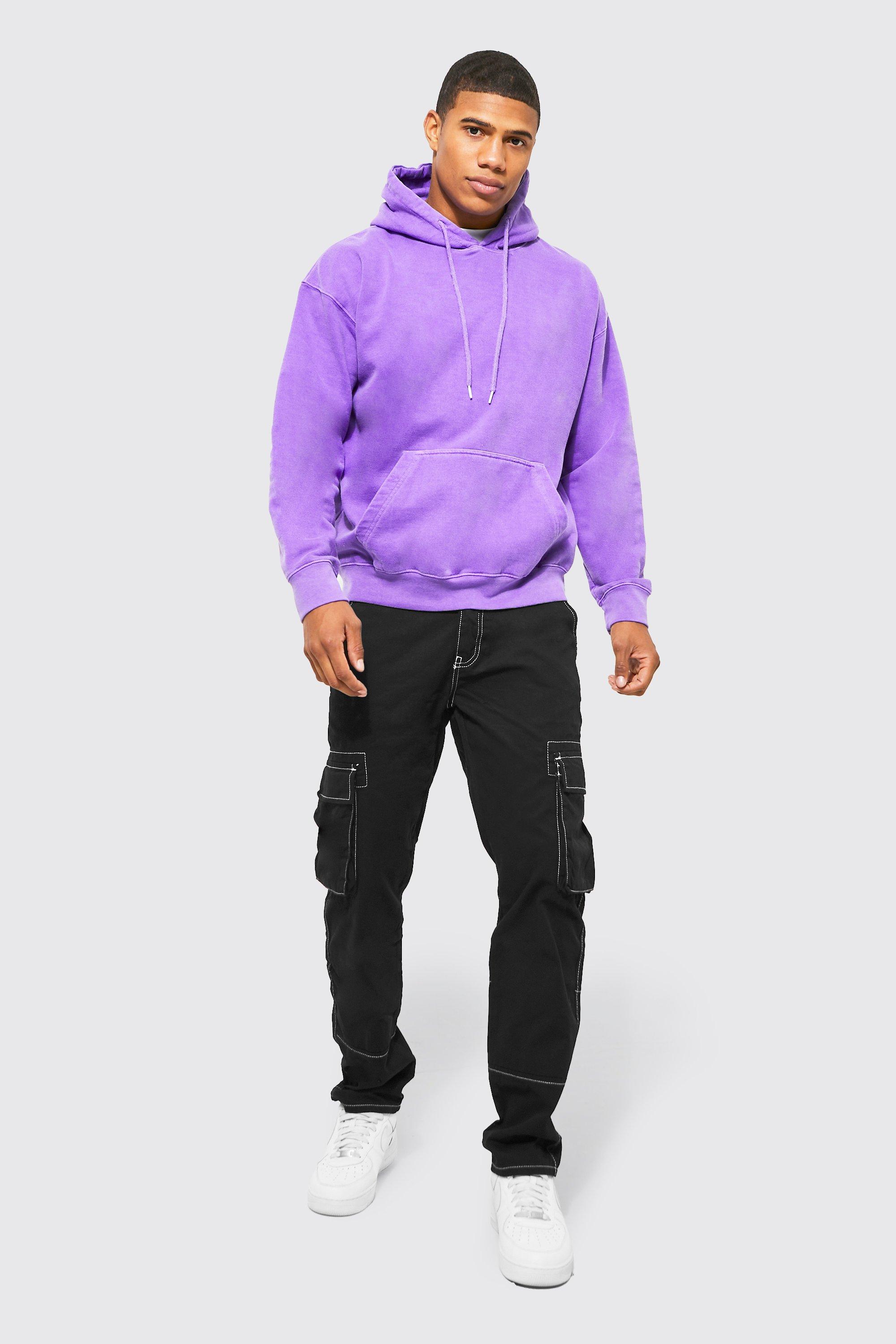 Purple hoodie outfit sale