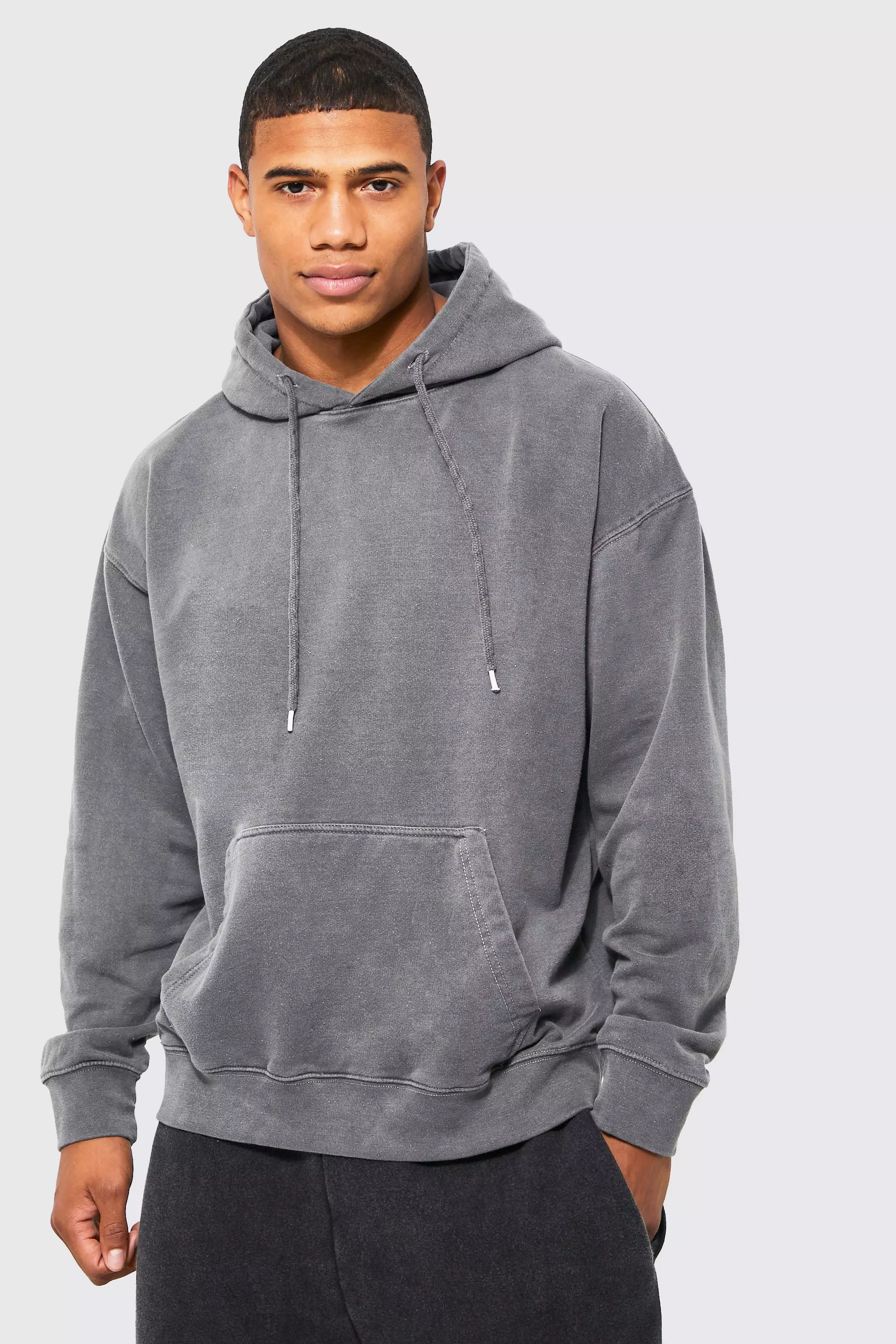 Oversized cheap washed hoodie