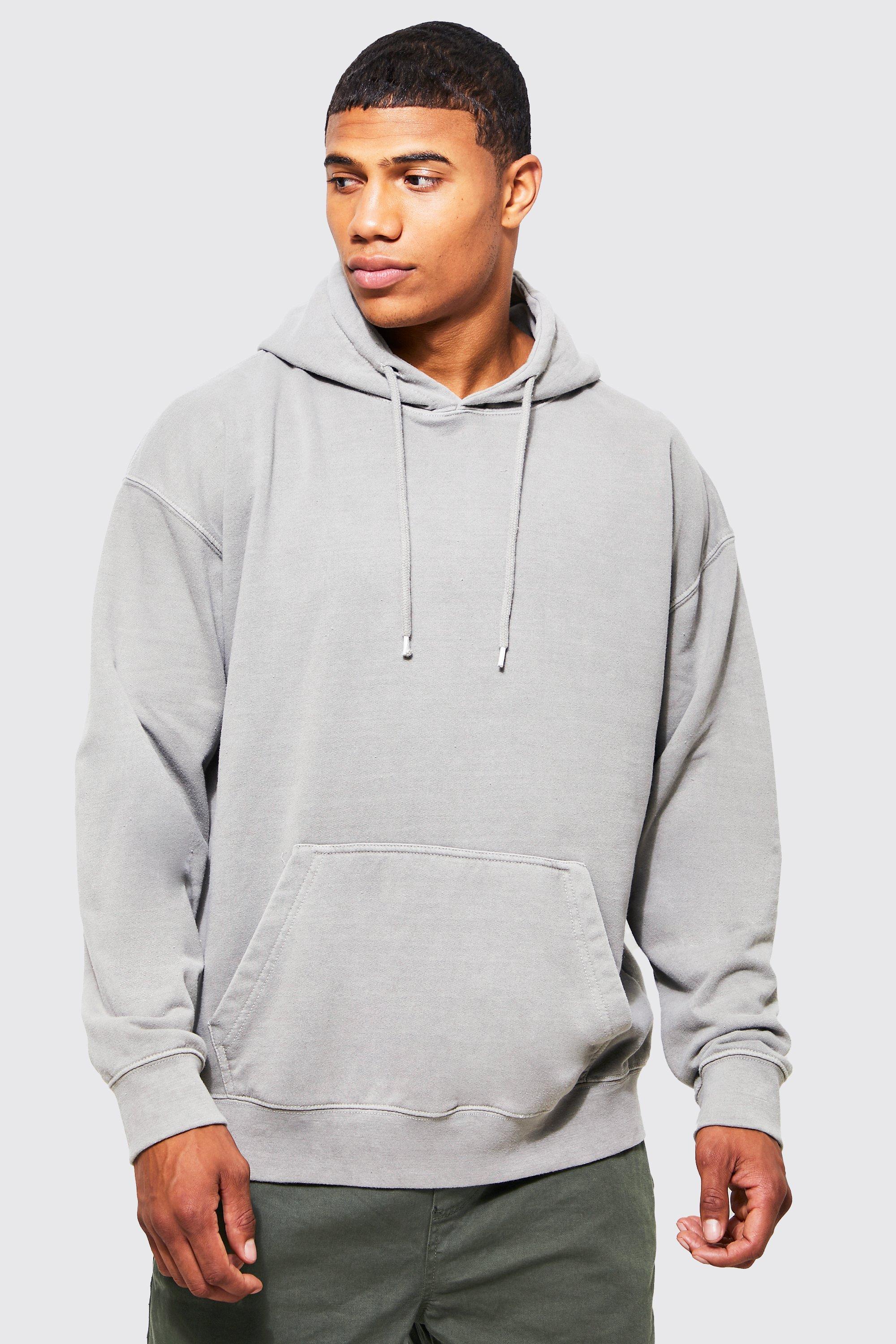 Oversized Washed Graphic Hoodie