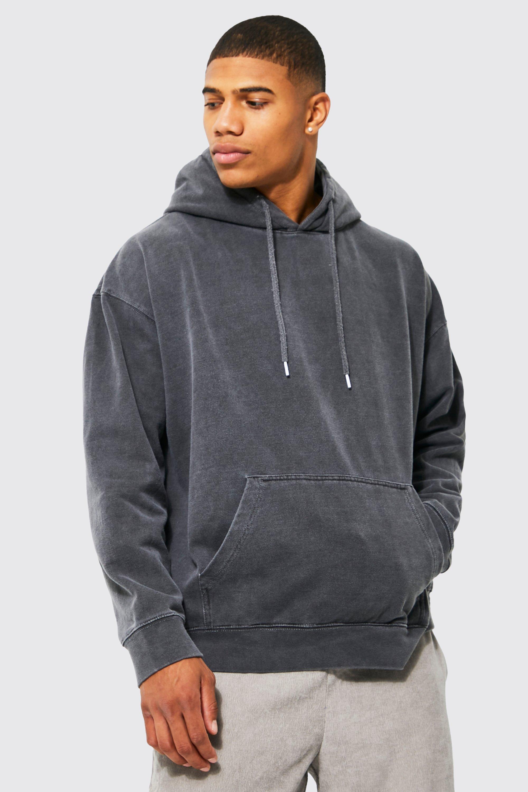 Charcoal hot sale hoodie mens