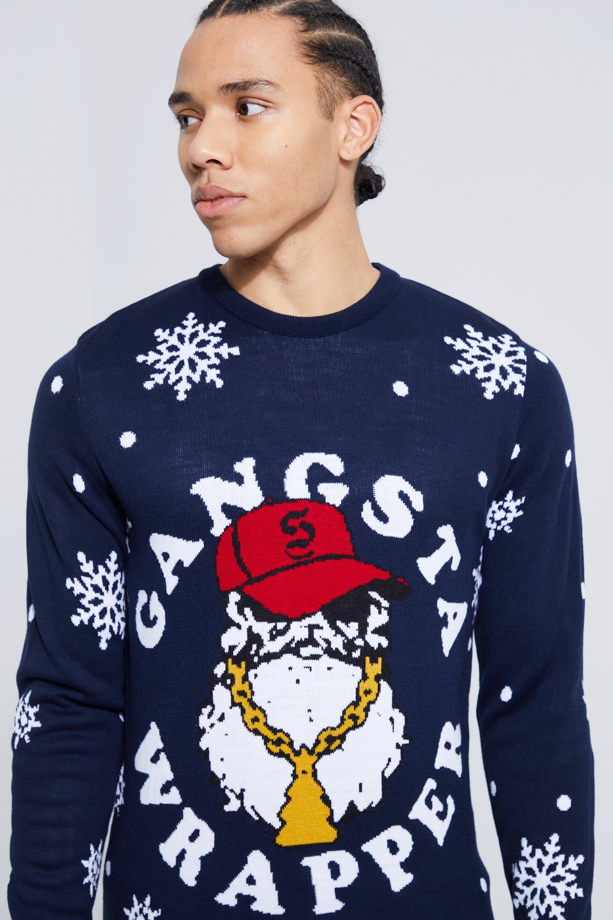 Gangster wrapper 2025 christmas jumper