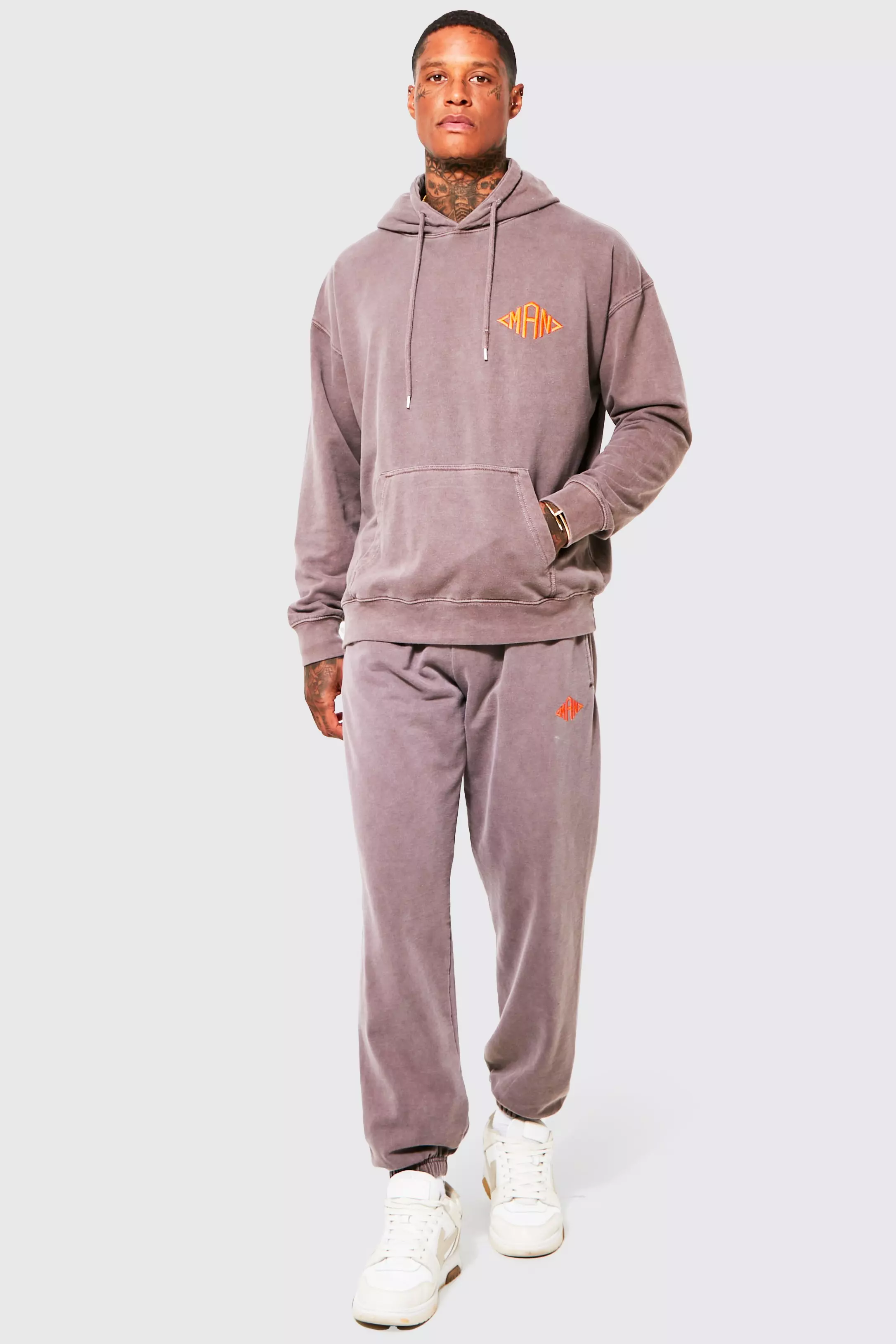 Coffee Man Diamond Washed Tracksuit alternative image